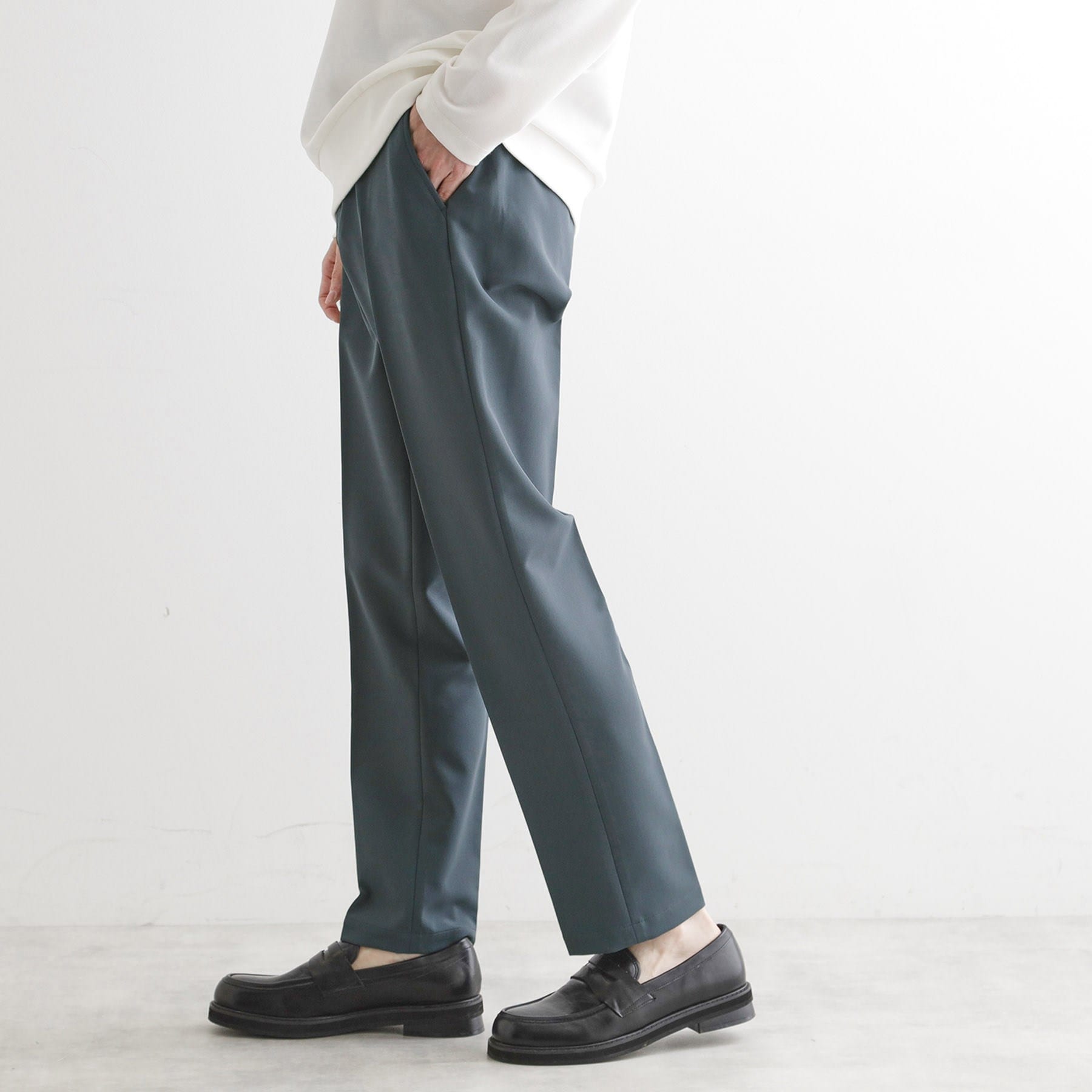 ティーケー タケオ キクチ tk.TAKEO KIKUCHI 【セットアップ対応】360度ストレッチ スリムテーパードパンツ （ブラウン(044)） ブラウン(044)