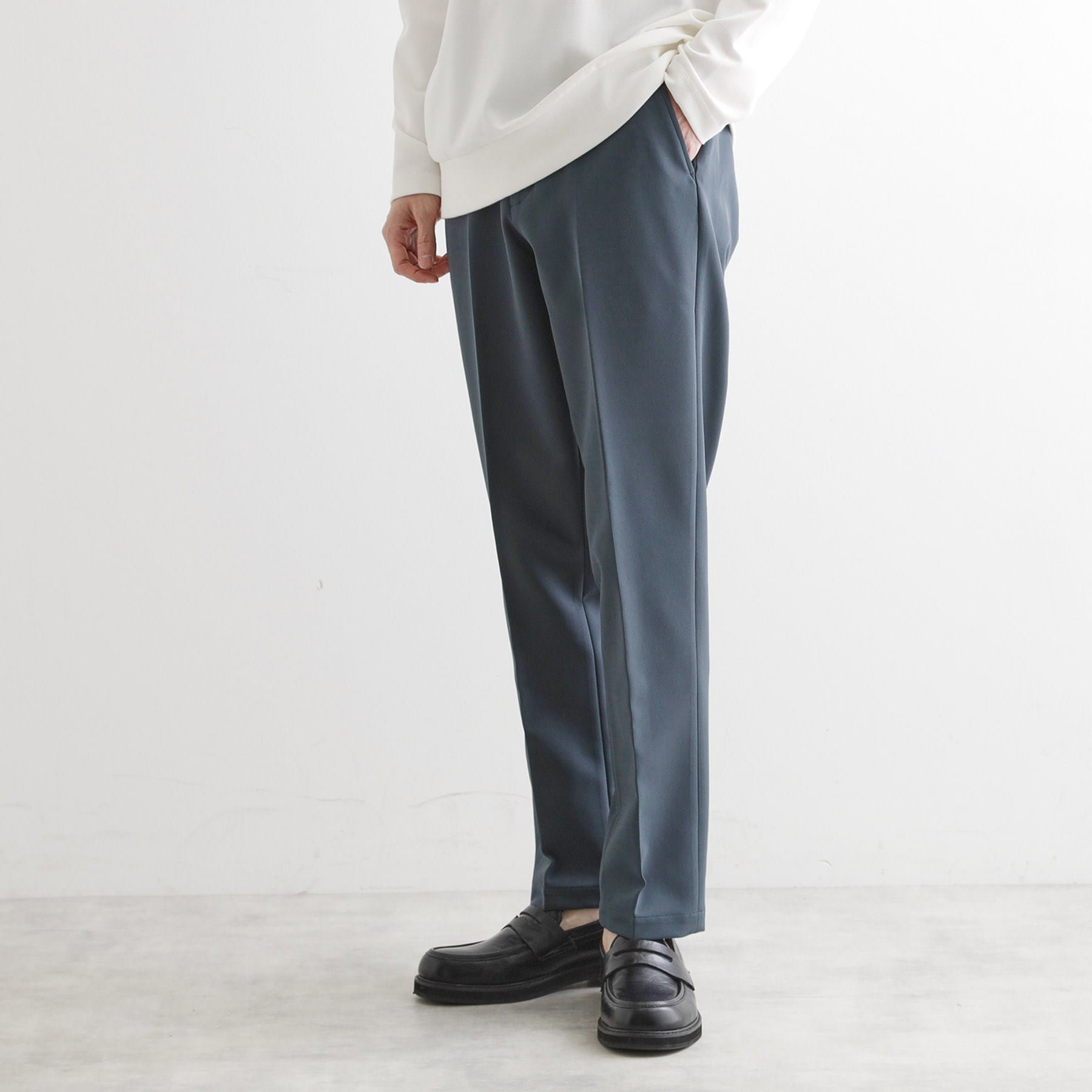 ティーケー タケオ キクチ tk.TAKEO KIKUCHI 【セットアップ対応】360度ストレッチ スリムテーパードパンツ （ブラウン(044)） ブラウン(044)