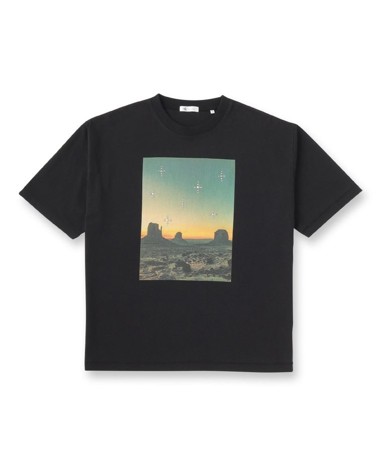 ティーケー タケオ キクチ tk.TAKEO KIKUCHI ウェスタンフォトスタッズTシャツ （ブラック(019)） ブラック(019)
