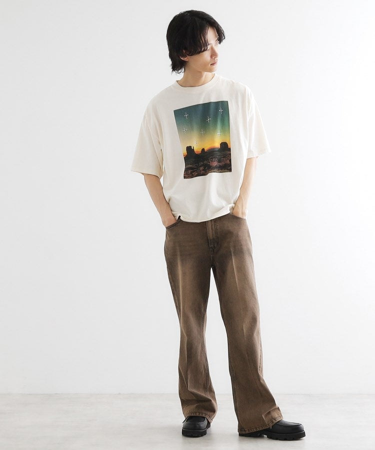 ティーケー タケオ キクチ tk.TAKEO KIKUCHI ウェスタンフォトスタッズTシャツ （ブラック(019)） ブラック(019)