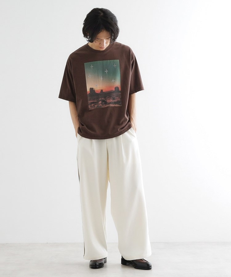 ティーケー タケオ キクチ tk.TAKEO KIKUCHI ウェスタンフォトスタッズTシャツ （ブラック(019)） ブラック(019)