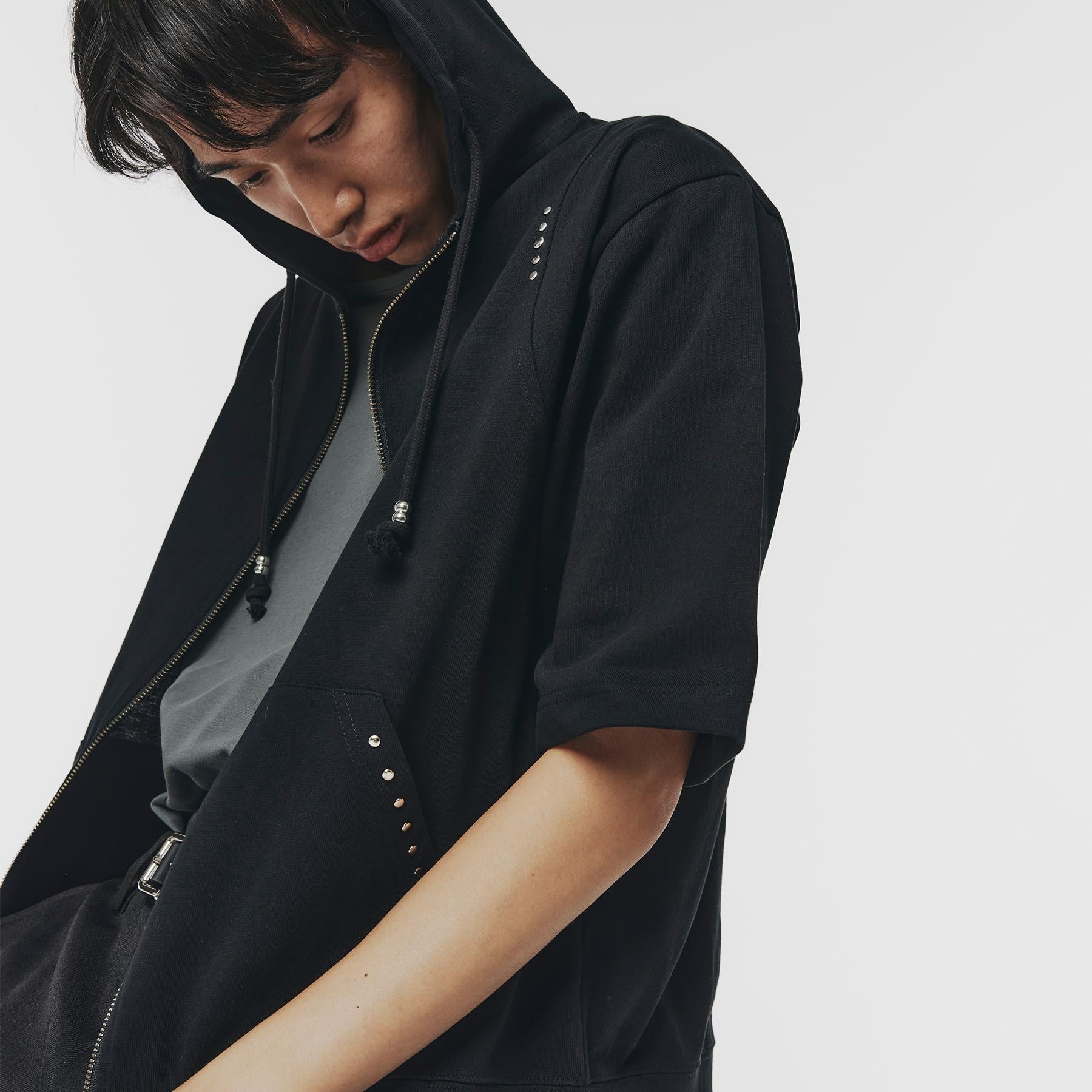 ティーケー タケオ キクチ tk.TAKEO KIKUCHI スタッズ ダブルZIPパーカー （ライトグレー(011)） ライトグレー(011)