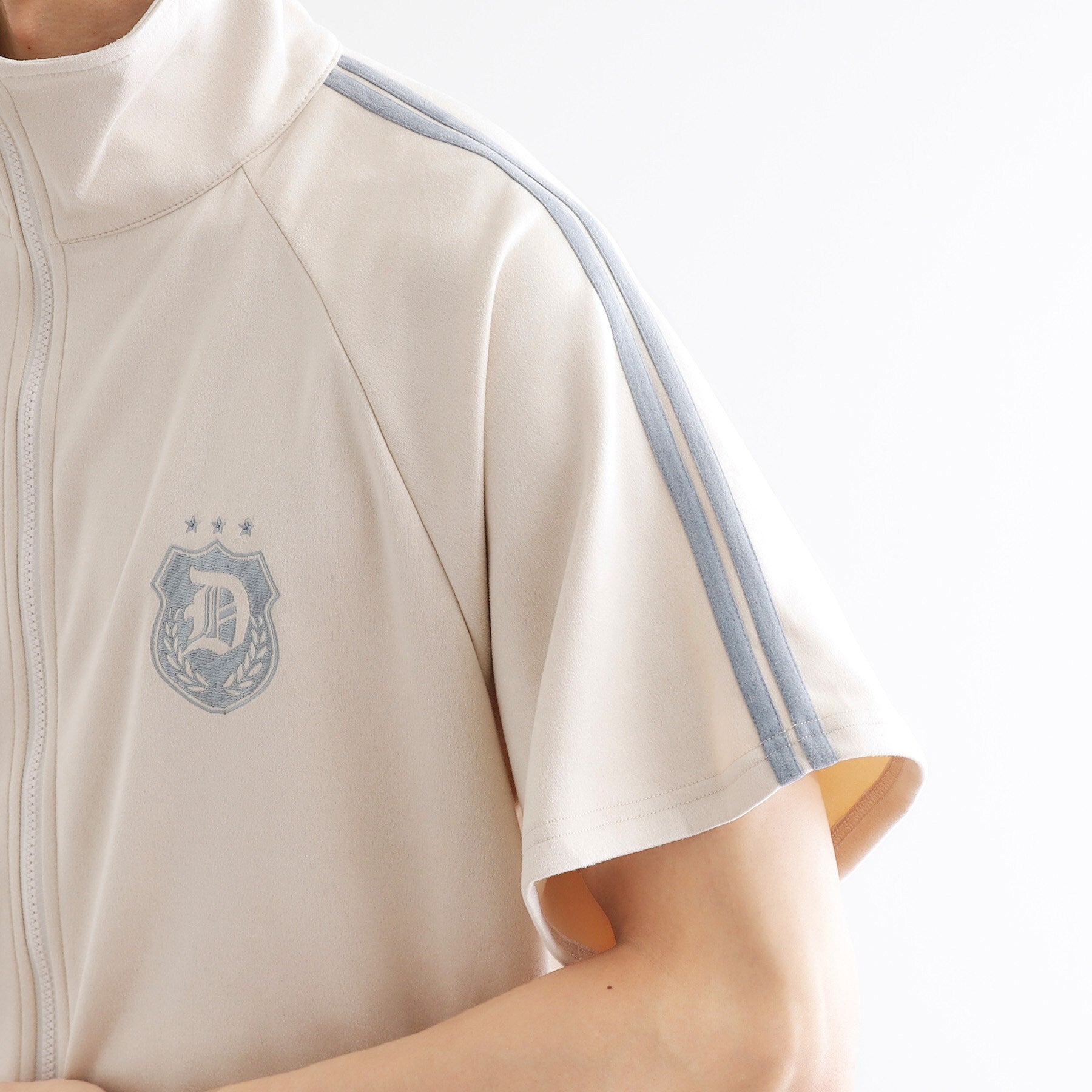 ティーケー タケオ キクチ tk.TAKEO KIKUCHI スエードライクトラックジャケット （チャコールグレー(014)） チャコールグレー(014)