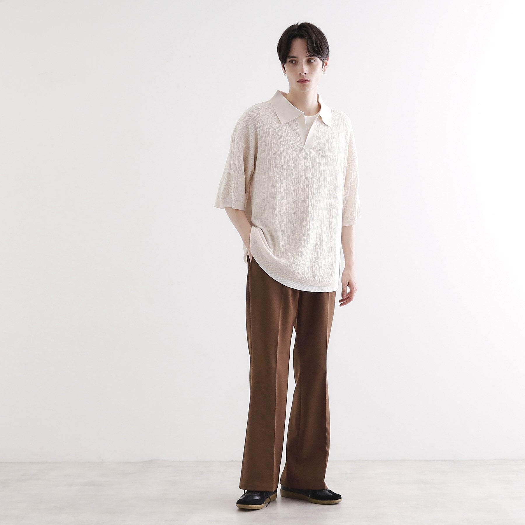ティーケー タケオ キクチ tk.TAKEO KIKUCHI フレアスラックス （グレー(012)） グレー(012)