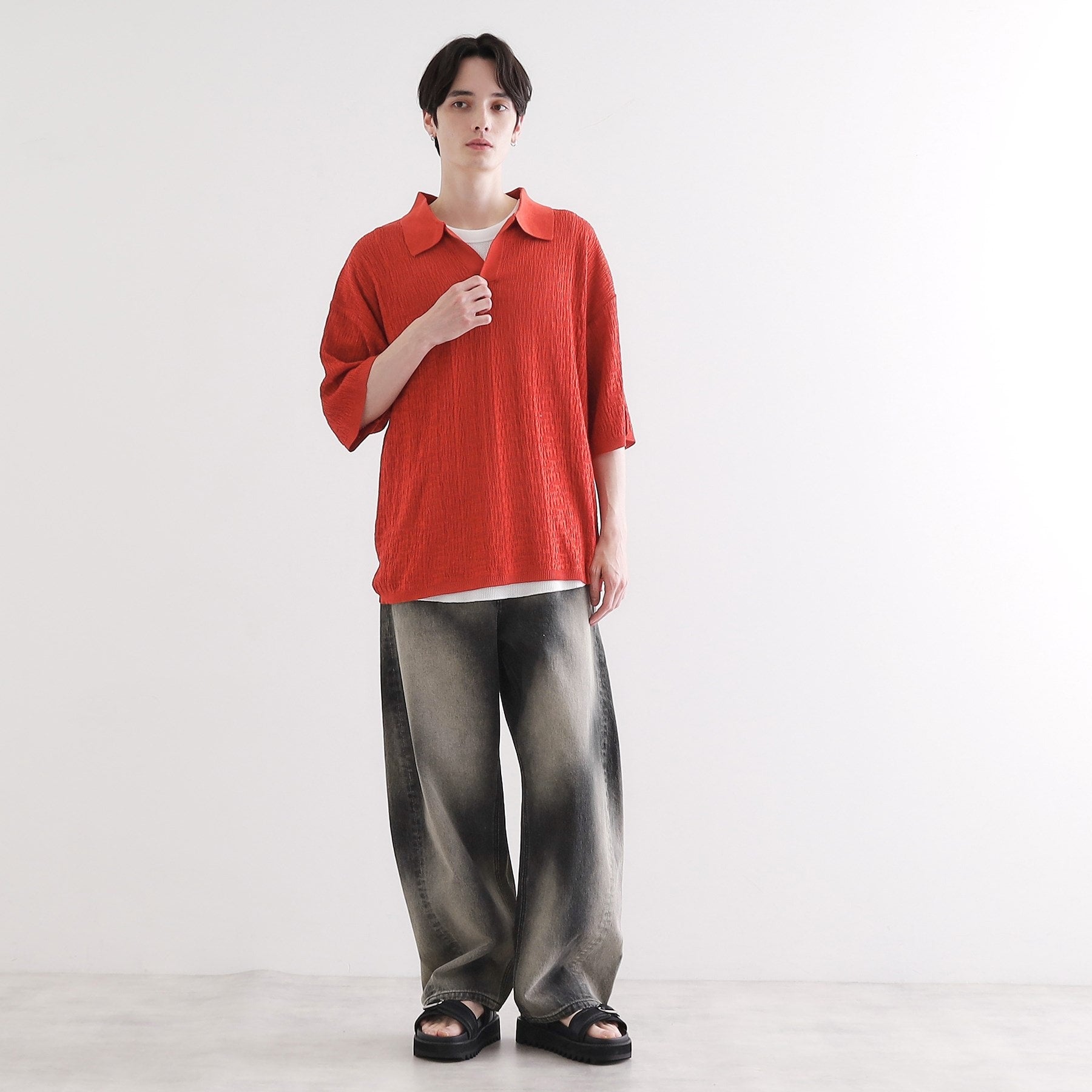 ティーケー タケオ キクチ tk.TAKEO KIKUCHI バレルシルエットパンツ（デニム＆カラーパンツ） （モカブラウン(042)） モカブラウン(042)