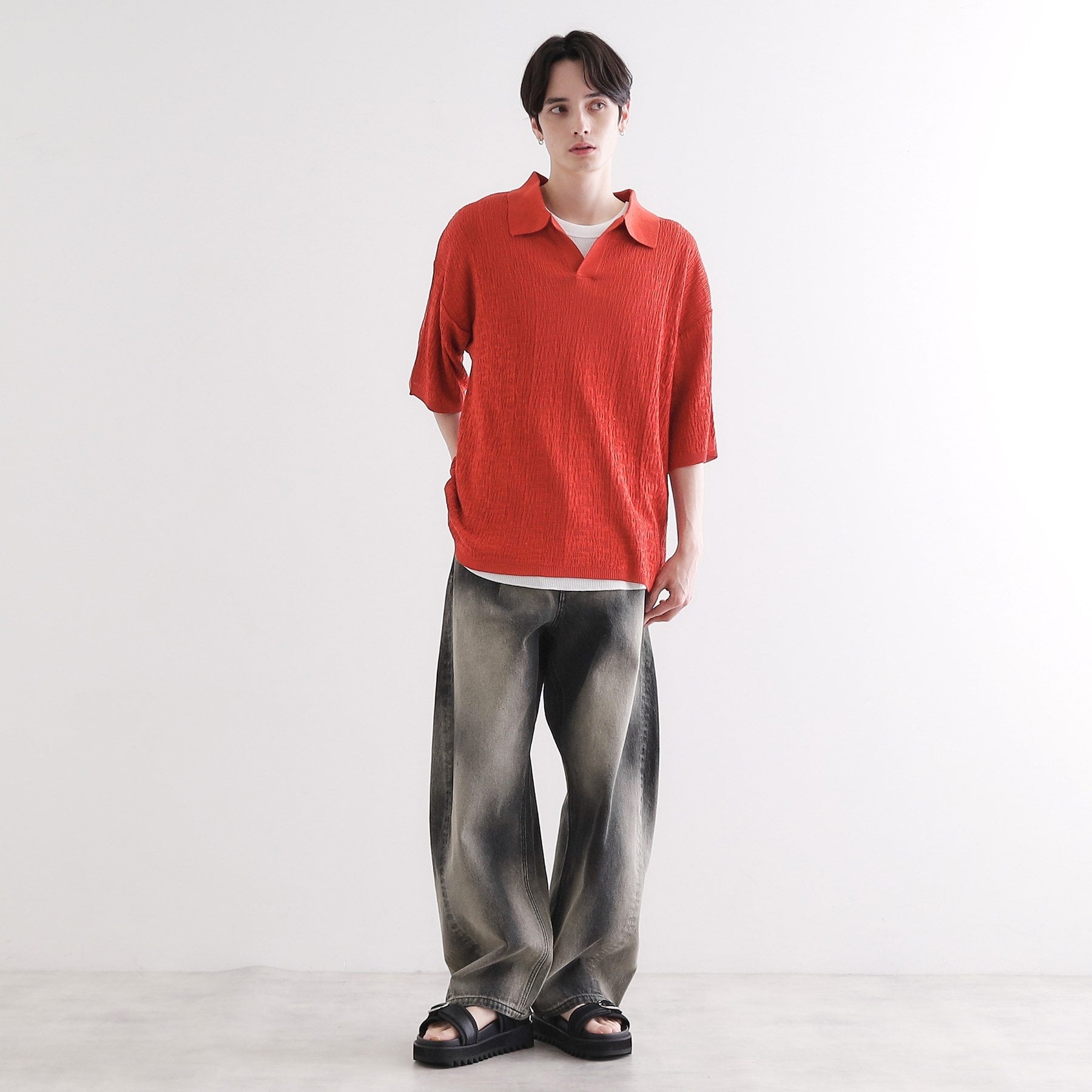 ティーケー タケオ キクチ tk.TAKEO KIKUCHI バレルシルエットパンツ（デニム＆カラーパンツ） （モカブラウン(042)） モカブラウン(042)