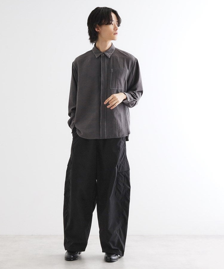 ティーケー タケオ キクチ tk.TAKEO KIKUCHI ビンテージフィブリルライクシャツ （スミクロ(018)） スミクロ(018)