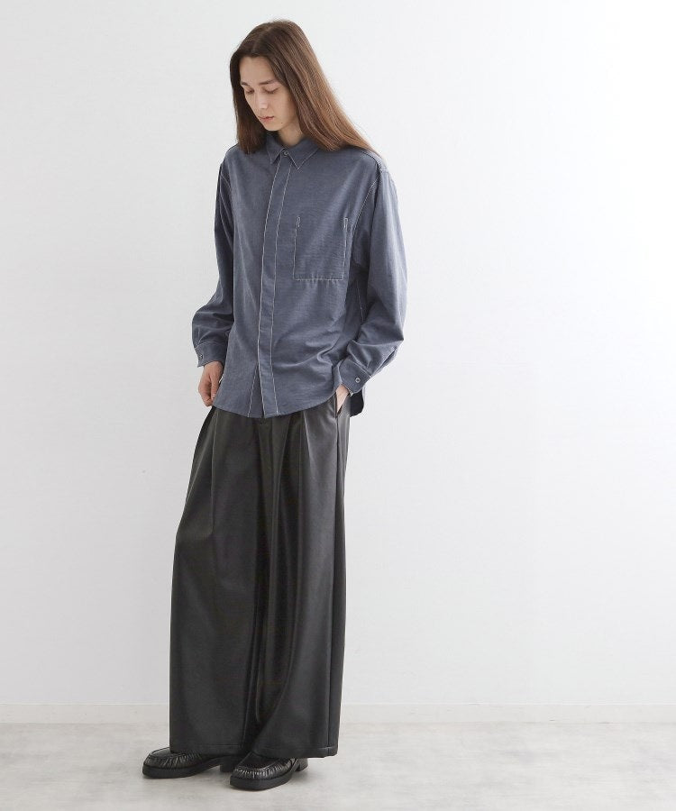 ティーケー タケオ キクチ tk.TAKEO KIKUCHI ビンテージフィブリルライクシャツ （スミクロ(018)） スミクロ(018)