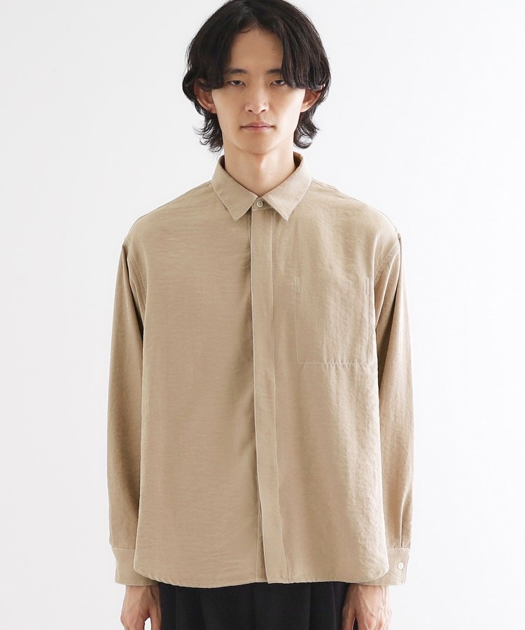 ティーケー タケオ キクチ tk.TAKEO KIKUCHI ビンテージフィブリルライクシャツ （スミクロ(018)） スミクロ(018)