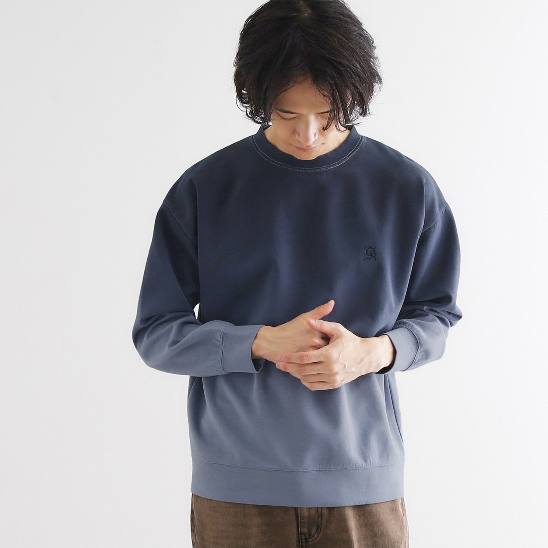 ティーケー タケオ キクチ tk.TAKEO KIKUCHI グラデーションダイ・ダンボールスウェット （ブラウン(044)） ブラウン(044)