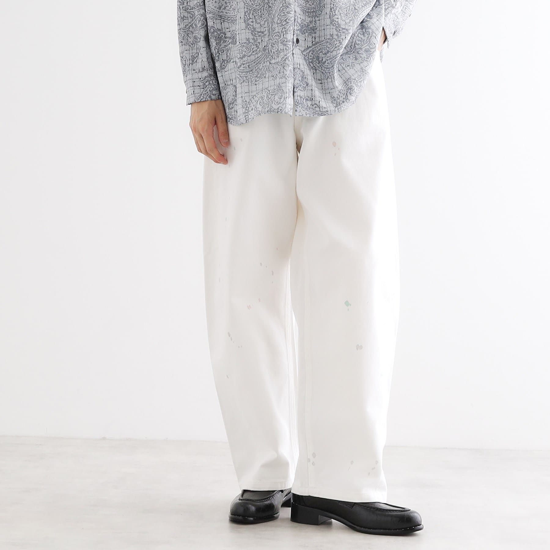 ティーケー タケオ キクチ tk.TAKEO KIKUCHI バレルシルエットパンツ（デニム＆カラーパンツ） （ホワイト(002)） ホワイト(002)