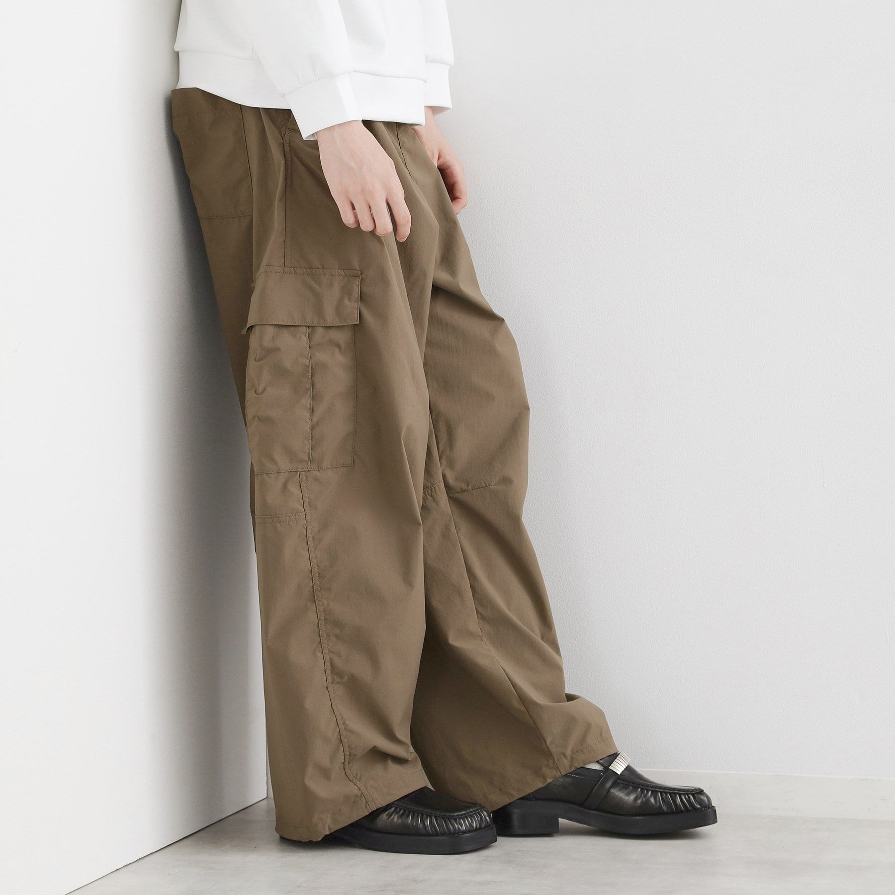 ティーケー タケオ キクチ tk.TAKEO KIKUCHI バギーバレルカーゴパンツ （チャコールグレー(014)） チャコールグレー(014)