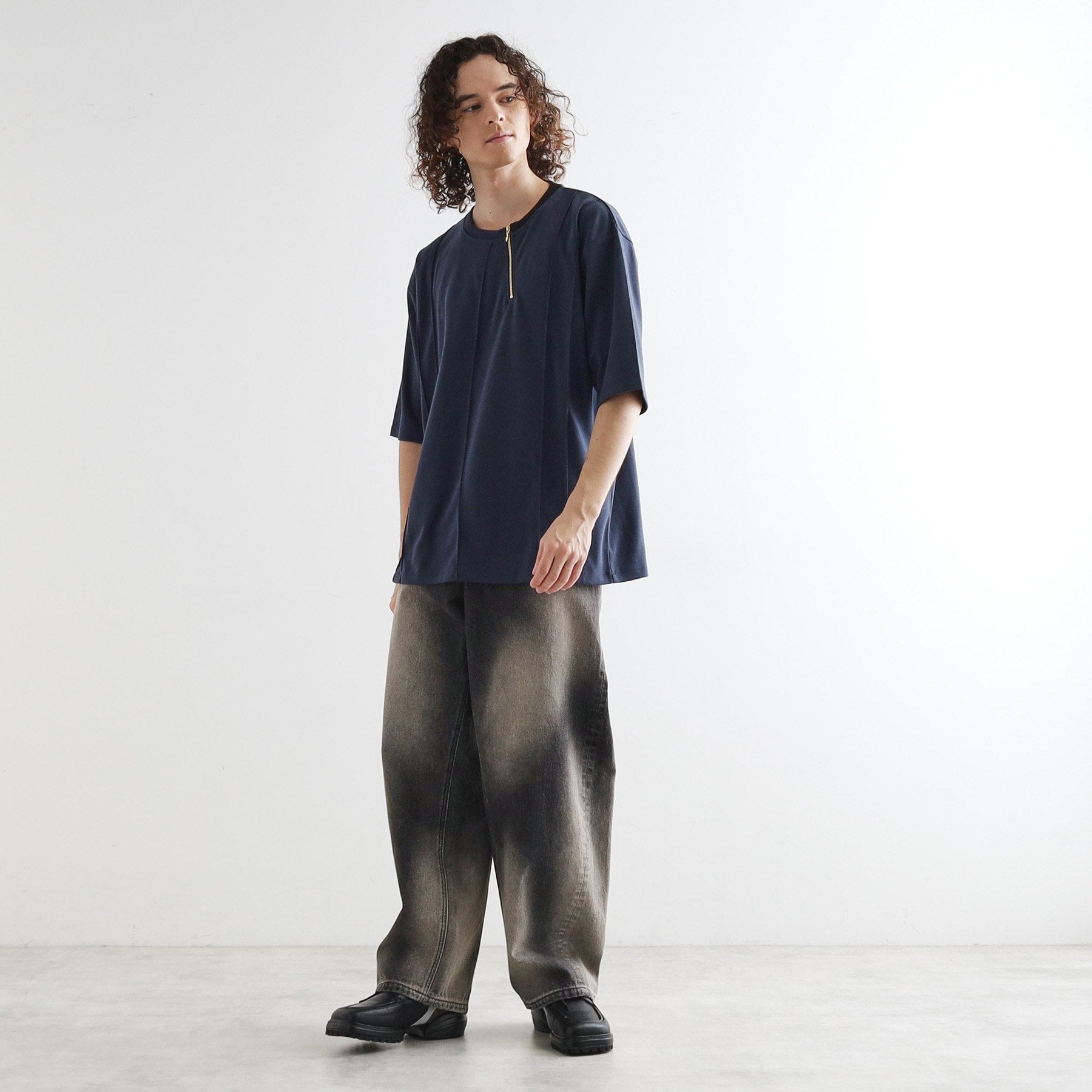 ティーケー タケオ キクチ tk.TAKEO KIKUCHI ストライプタックTシャツ （ホワイト(001)） ホワイト(001)