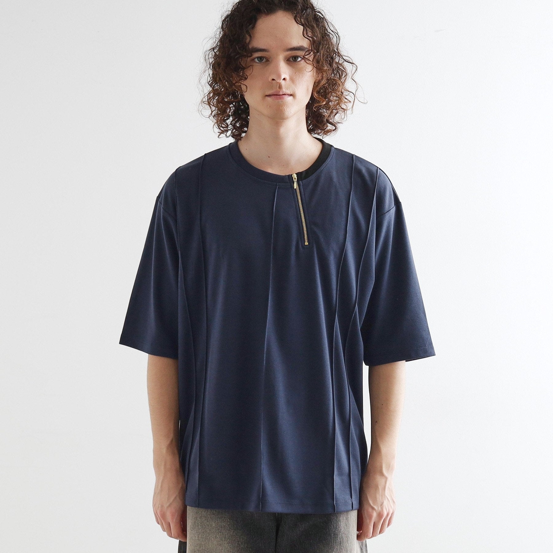 ティーケー タケオ キクチ tk.TAKEO KIKUCHI ストライプタックTシャツ （ホワイト(001)） ホワイト(001)