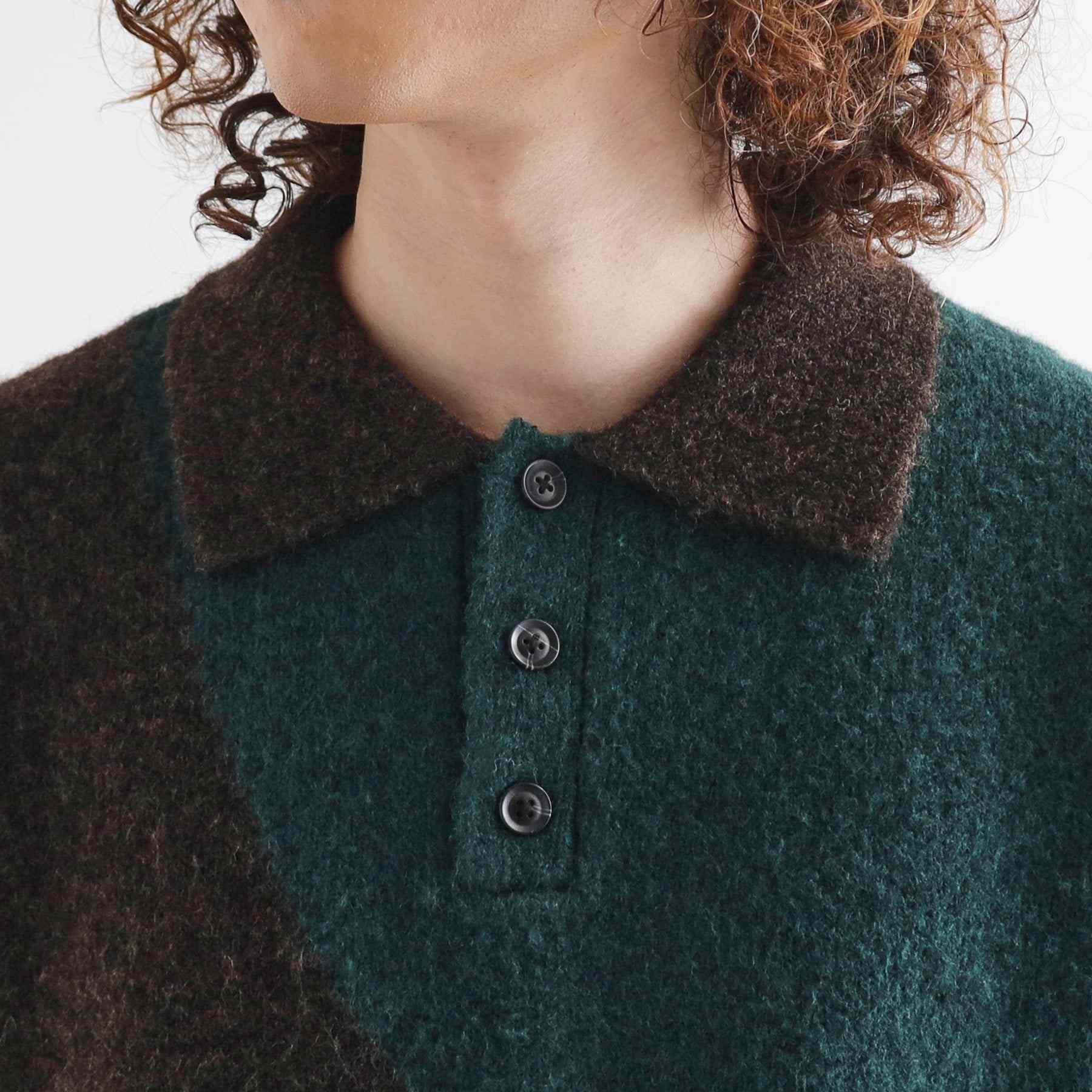 ティーケー タケオ キクチ tk.TAKEO KIKUCHI カーブスイッチニットポロシャツ （ライトグレー(011)） ライトグレー(011)