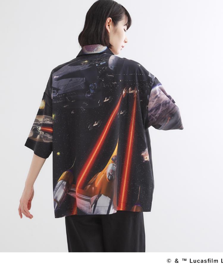 ティーケー タケオ キクチ tk.TAKEO KIKUCHI 【STAR WARS】Capsule Collection 2WAY半袖シャツ （サックスブルー(490)） サックスブルー(490)