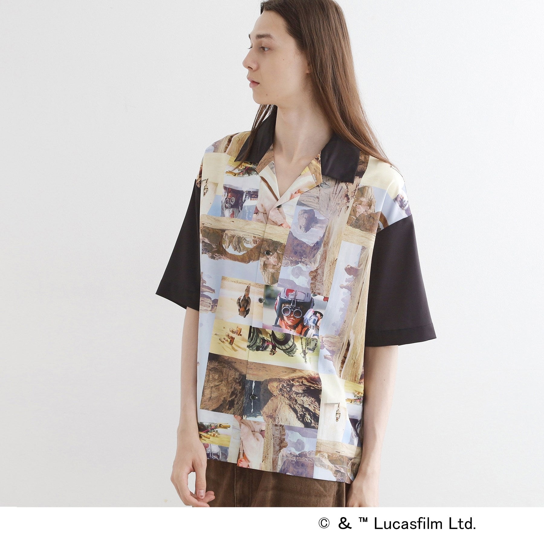 ティーケー タケオ キクチ tk.TAKEO KIKUCHI 【STAR WARS】Capsule Collection 2WAY半袖シャツ （サックスブルー(490)） サックスブルー(490)