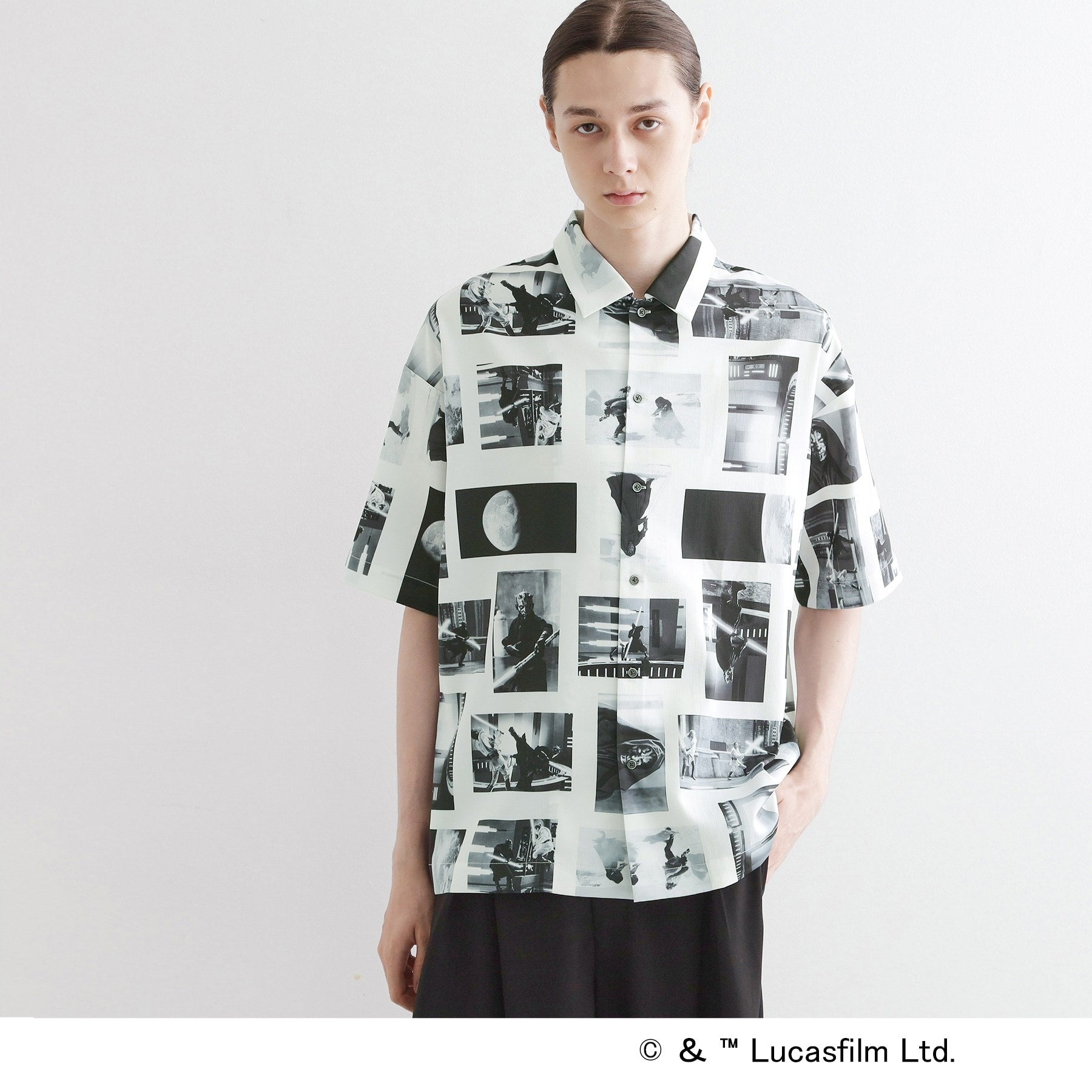 ティーケー タケオ キクチ tk.TAKEO KIKUCHI 【STAR WARS】Capsule Collection 2WAY半袖シャツ （サックスブルー(490)） サックスブルー(490)