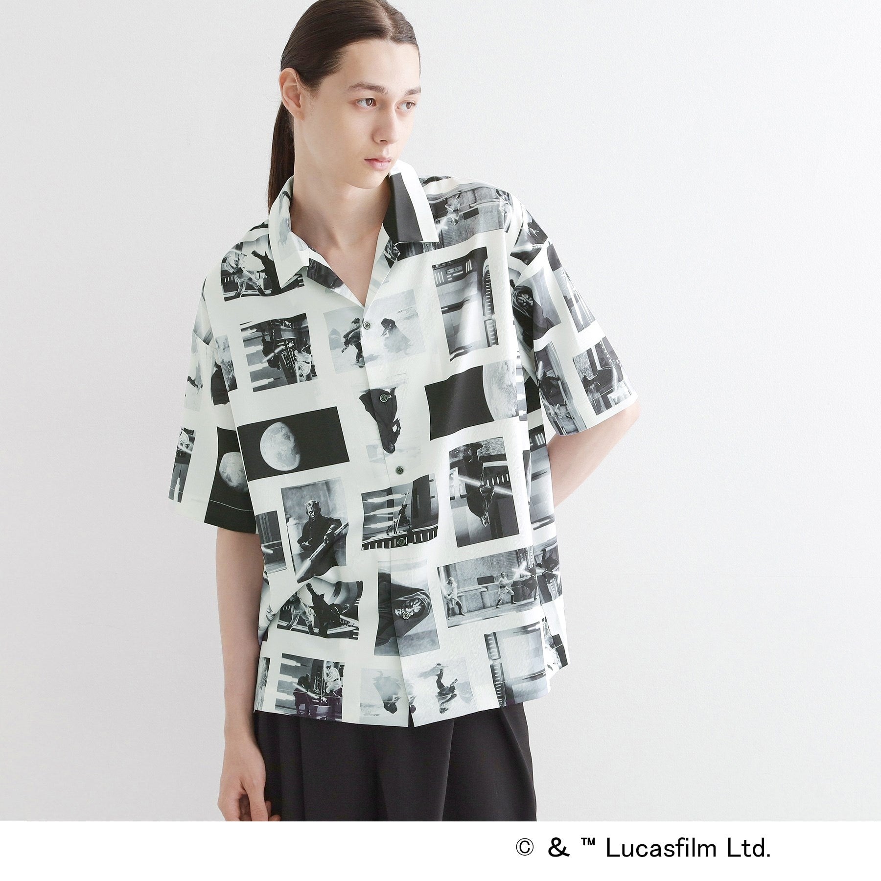 ティーケー タケオ キクチ tk.TAKEO KIKUCHI 【STAR WARS】Capsule Collection 2WAY半袖シャツ （サックスブルー(490)） サックスブルー(490)