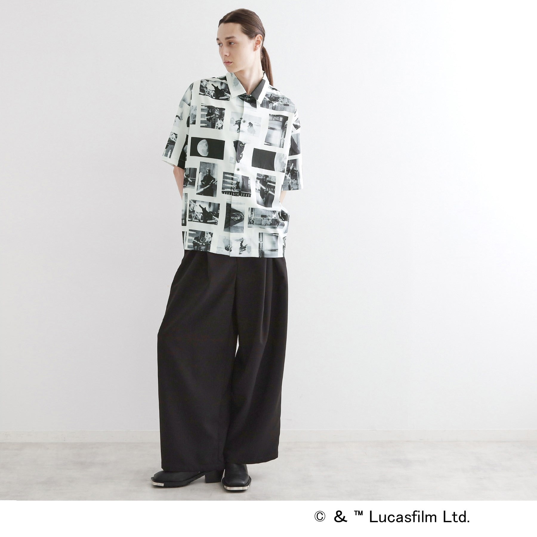ティーケー タケオ キクチ tk.TAKEO KIKUCHI 【STAR WARS】Capsule Collection 2WAY半袖シャツ （サックスブルー(490)） サックスブルー(490)