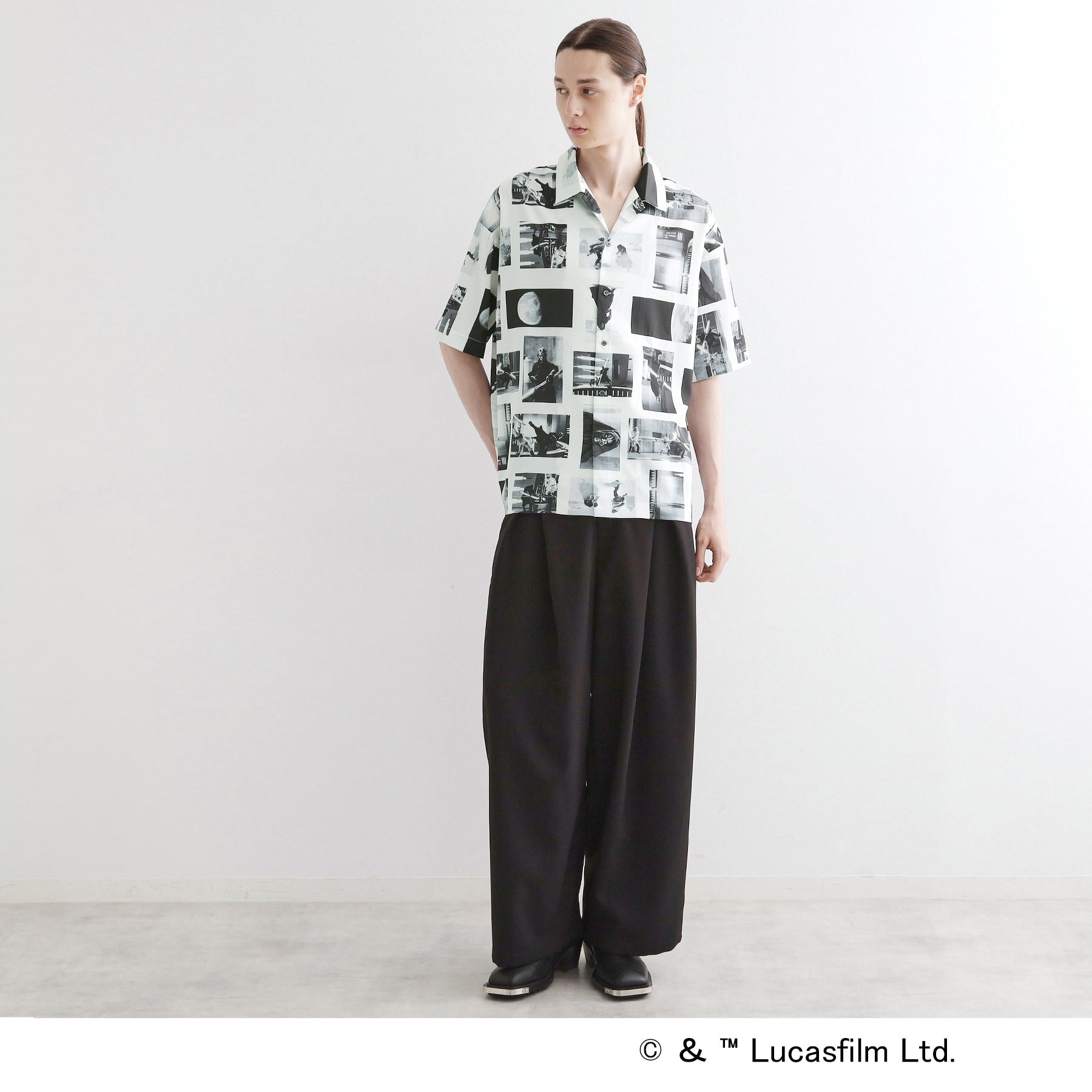 ティーケー タケオ キクチ tk.TAKEO KIKUCHI 【STAR WARS】Capsule Collection 2WAY半袖シャツ （サックスブルー(490)） サックスブルー(490)