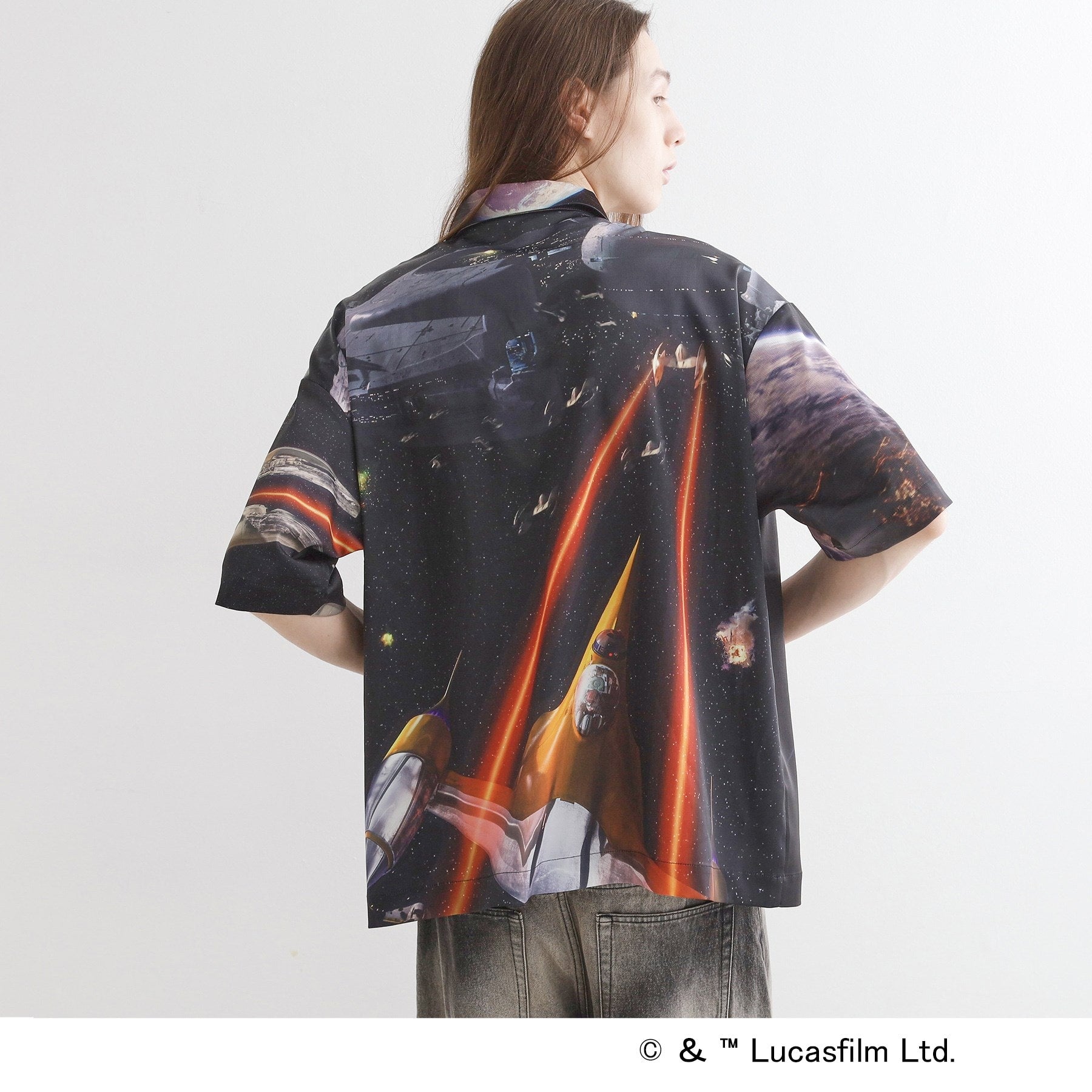ティーケー タケオ キクチ tk.TAKEO KIKUCHI 【STAR WARS】Capsule Collection 2WAY半袖シャツ （サックスブルー(490)） サックスブルー(490)