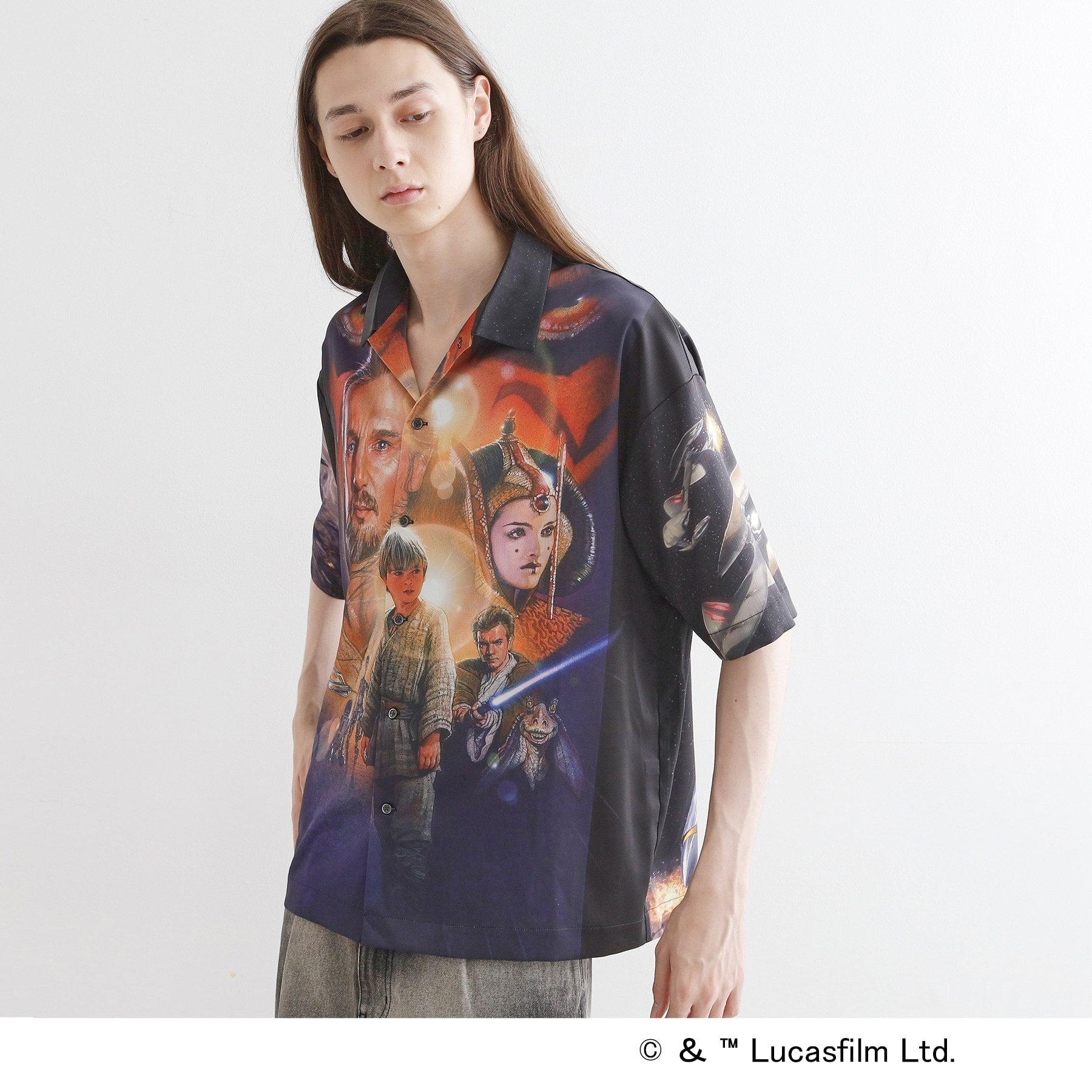 ティーケー タケオ キクチ tk.TAKEO KIKUCHI 【STAR WARS】Capsule Collection 2WAY半袖シャツ （サックスブルー(490)） サックスブルー(490)