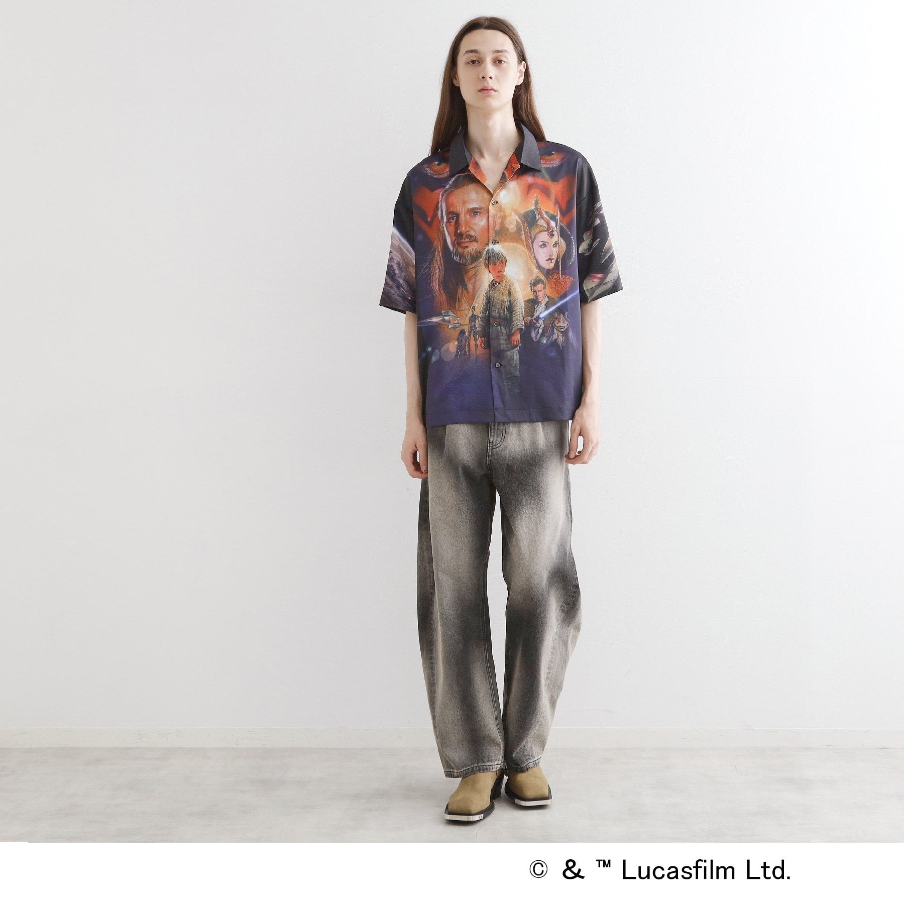 ティーケー タケオ キクチ tk.TAKEO KIKUCHI 【STAR WARS】Capsule Collection 2WAY半袖シャツ （サックスブルー(490)） サックスブルー(490)