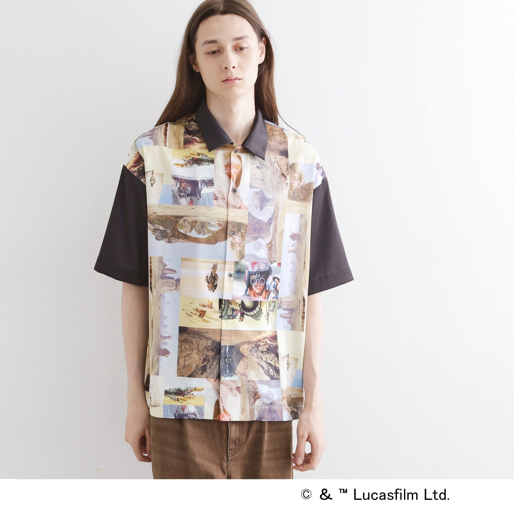 ティーケー タケオ キクチ tk.TAKEO KIKUCHI 【STAR WARS】Capsule Collection 2WAY半袖シャツ （サックスブルー(490)） サックスブルー(490)