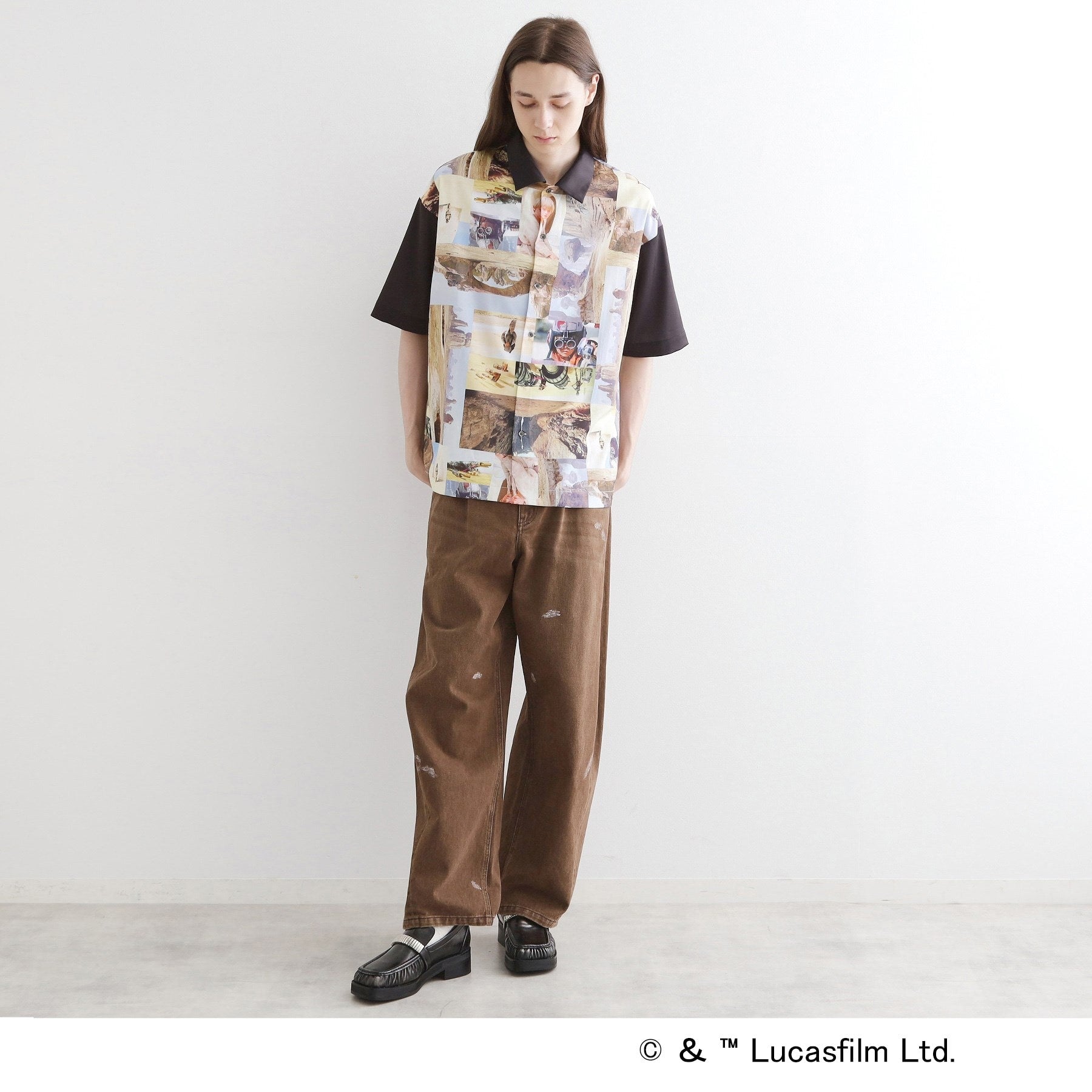 ティーケー タケオ キクチ tk.TAKEO KIKUCHI 【STAR WARS】Capsule Collection 2WAY半袖シャツ （サックスブルー(490)） サックスブルー(490)