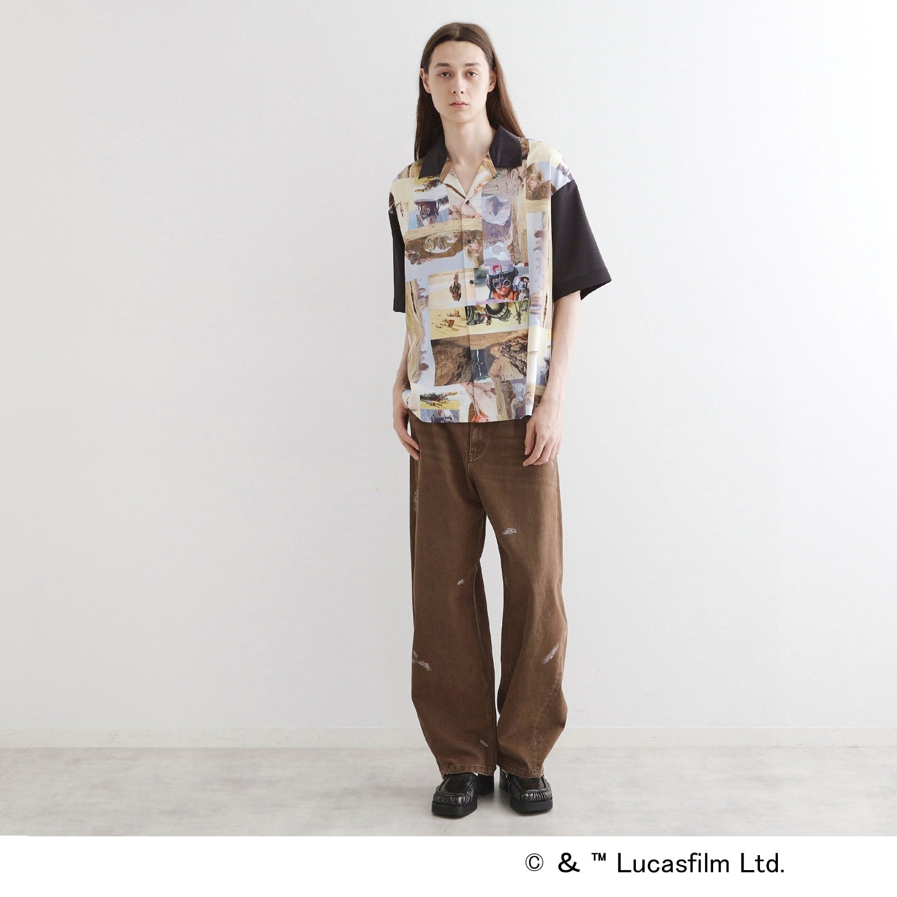 ティーケー タケオ キクチ tk.TAKEO KIKUCHI 【STAR WARS】Capsule Collection 2WAY半袖シャツ （サックスブルー(490)） サックスブルー(490)