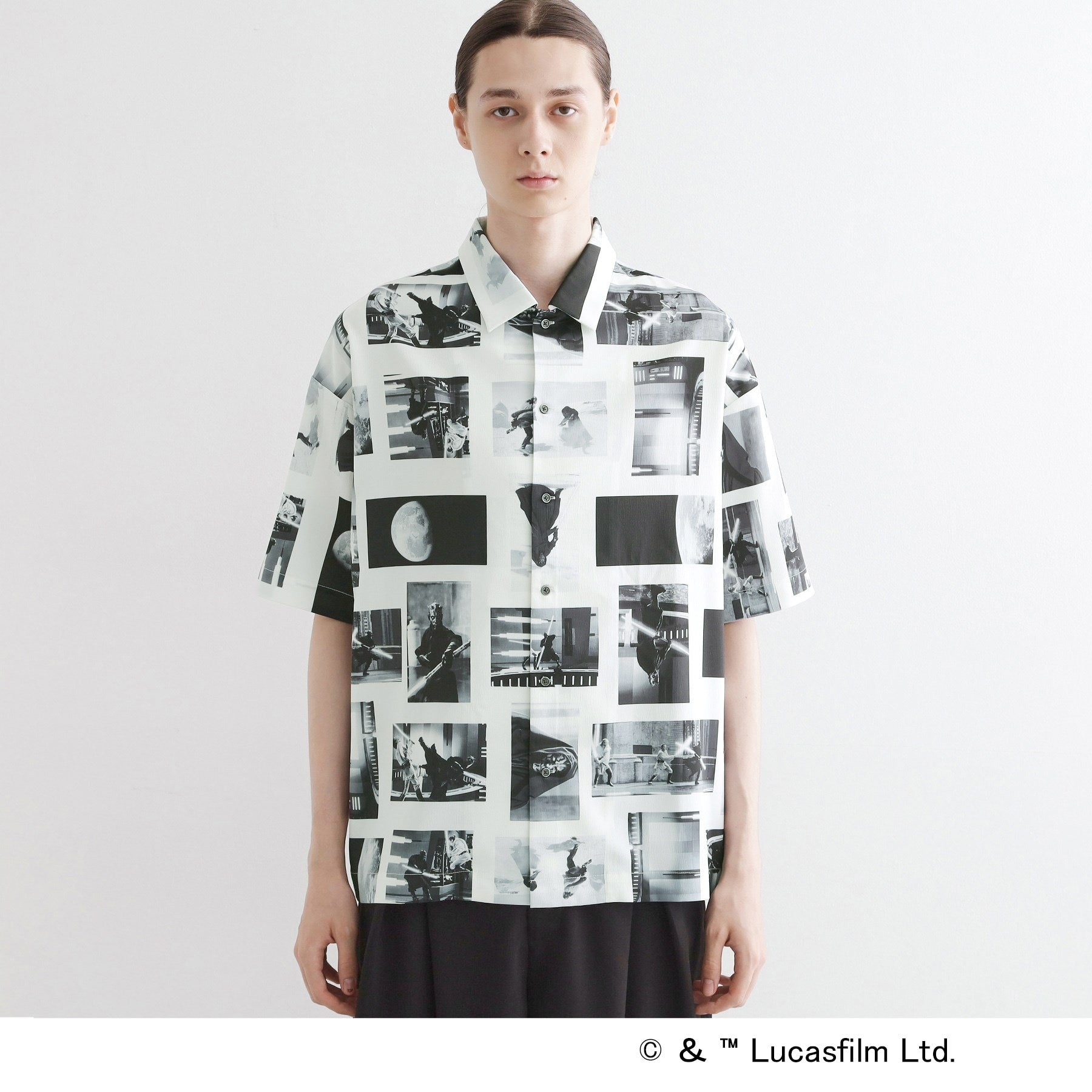 ティーケー タケオ キクチ tk.TAKEO KIKUCHI 【STAR WARS】Capsule Collection 2WAY半袖シャツ （サックスブルー(490)） サックスブルー(490)