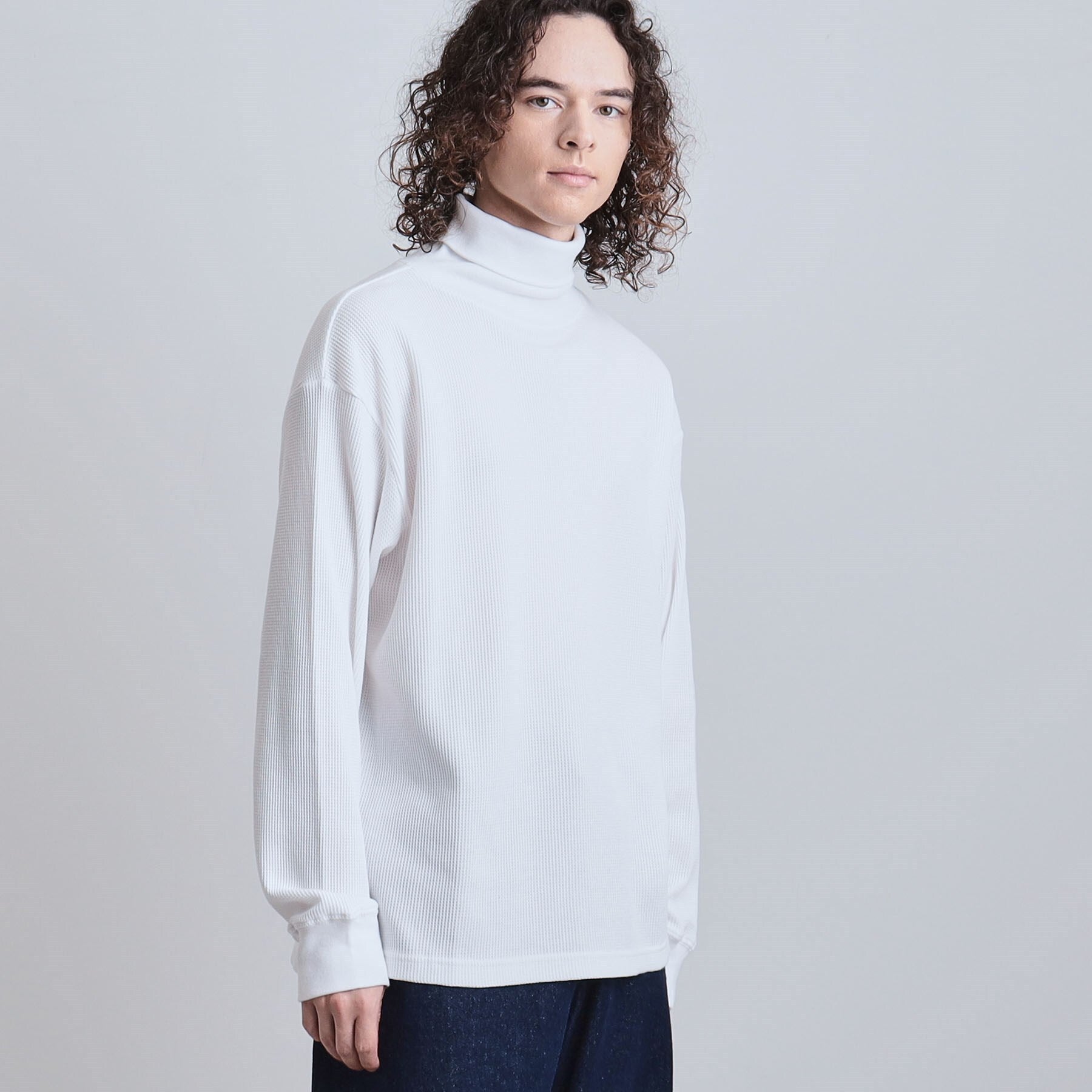 ティーケー タケオ キクチ tk.TAKEO KIKUCHI ワッフルタートルカットソー （ブラック(019)） ブラック(019)