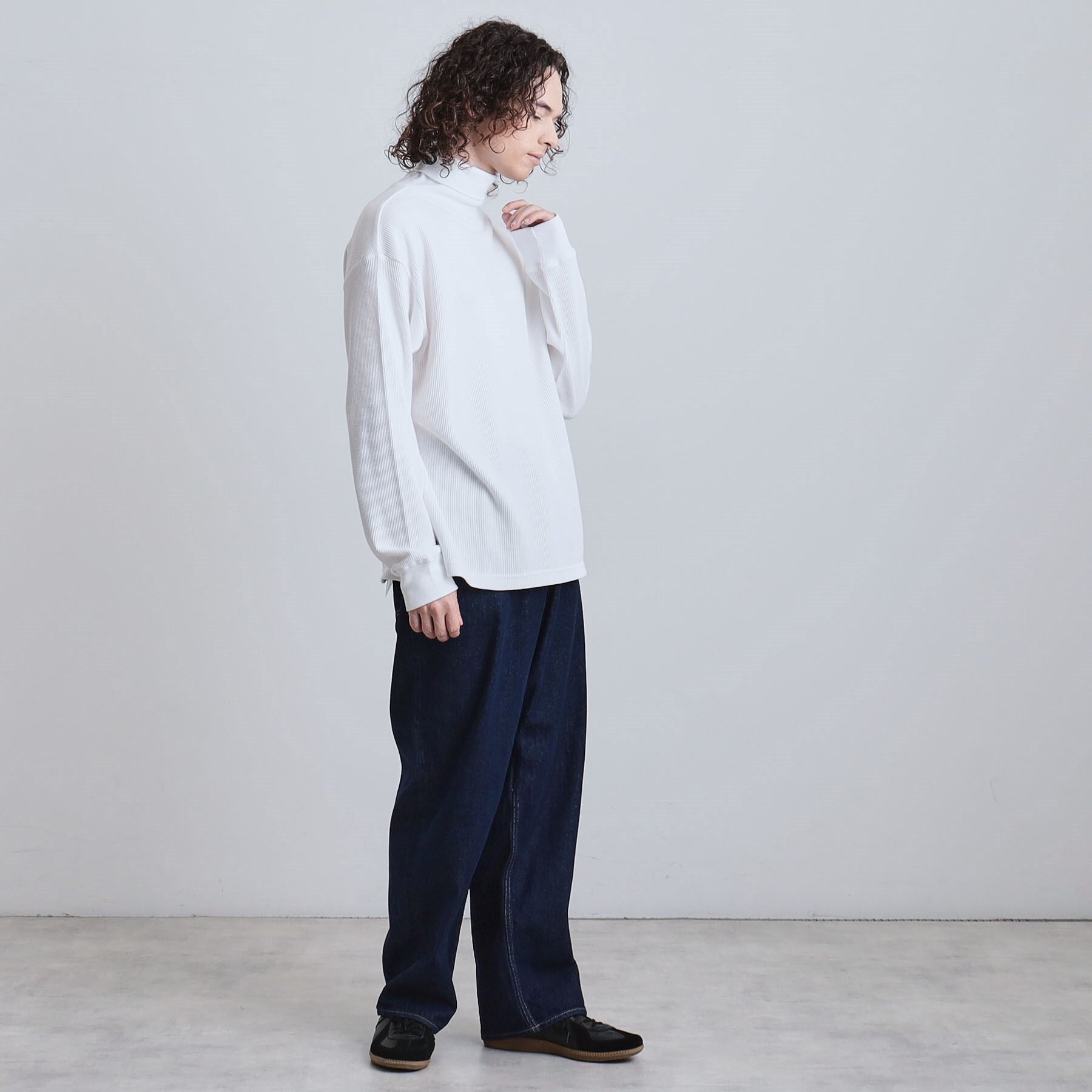 ティーケー タケオ キクチ tk.TAKEO KIKUCHI ワッフルタートルカットソー （ブラック(019)） ブラック(019)