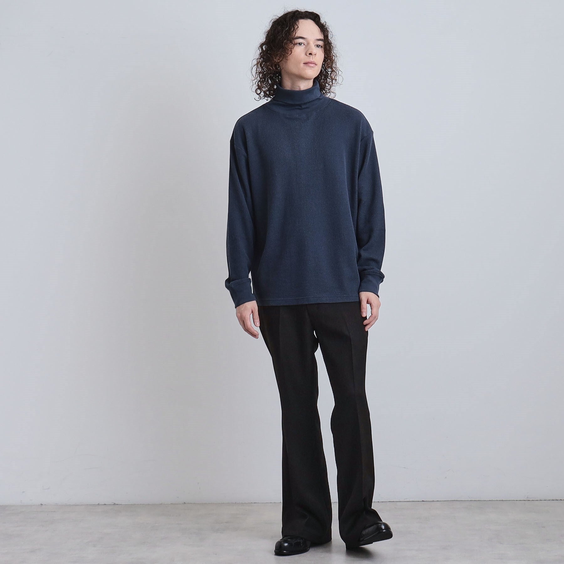 ティーケー タケオ キクチ tk.TAKEO KIKUCHI ワッフルタートルカットソー （ブラック(019)） ブラック(019)