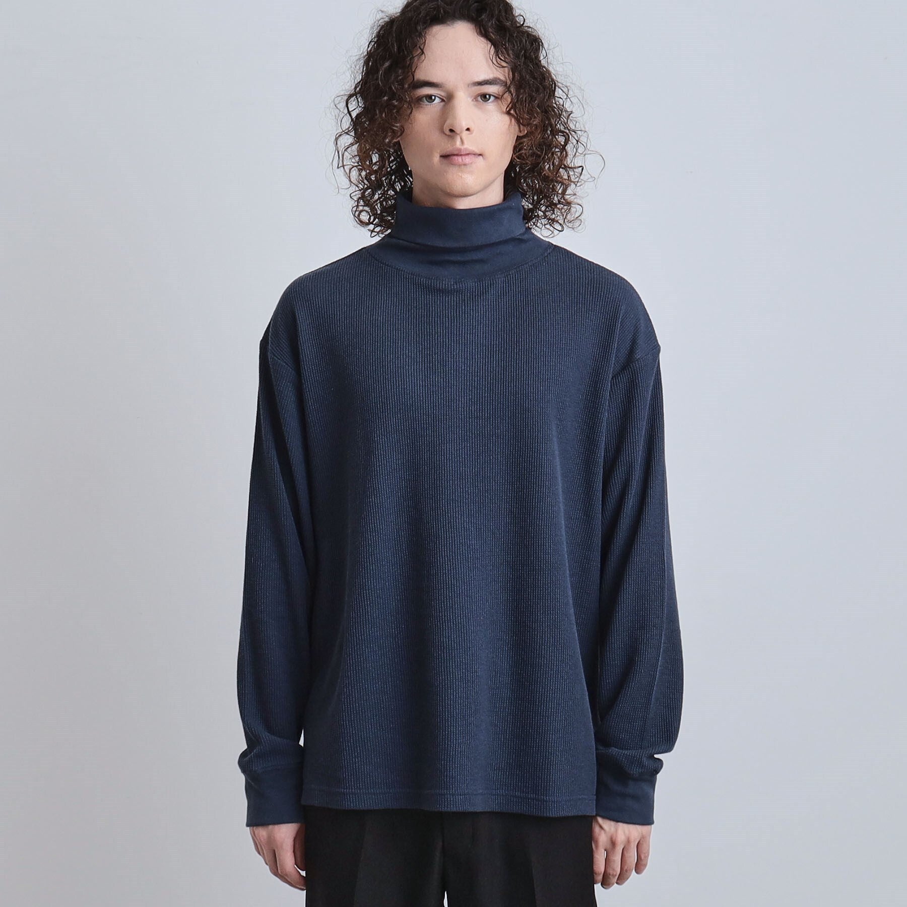 ティーケー タケオ キクチ tk.TAKEO KIKUCHI ワッフルタートルカットソー （ブラック(019)） ブラック(019)