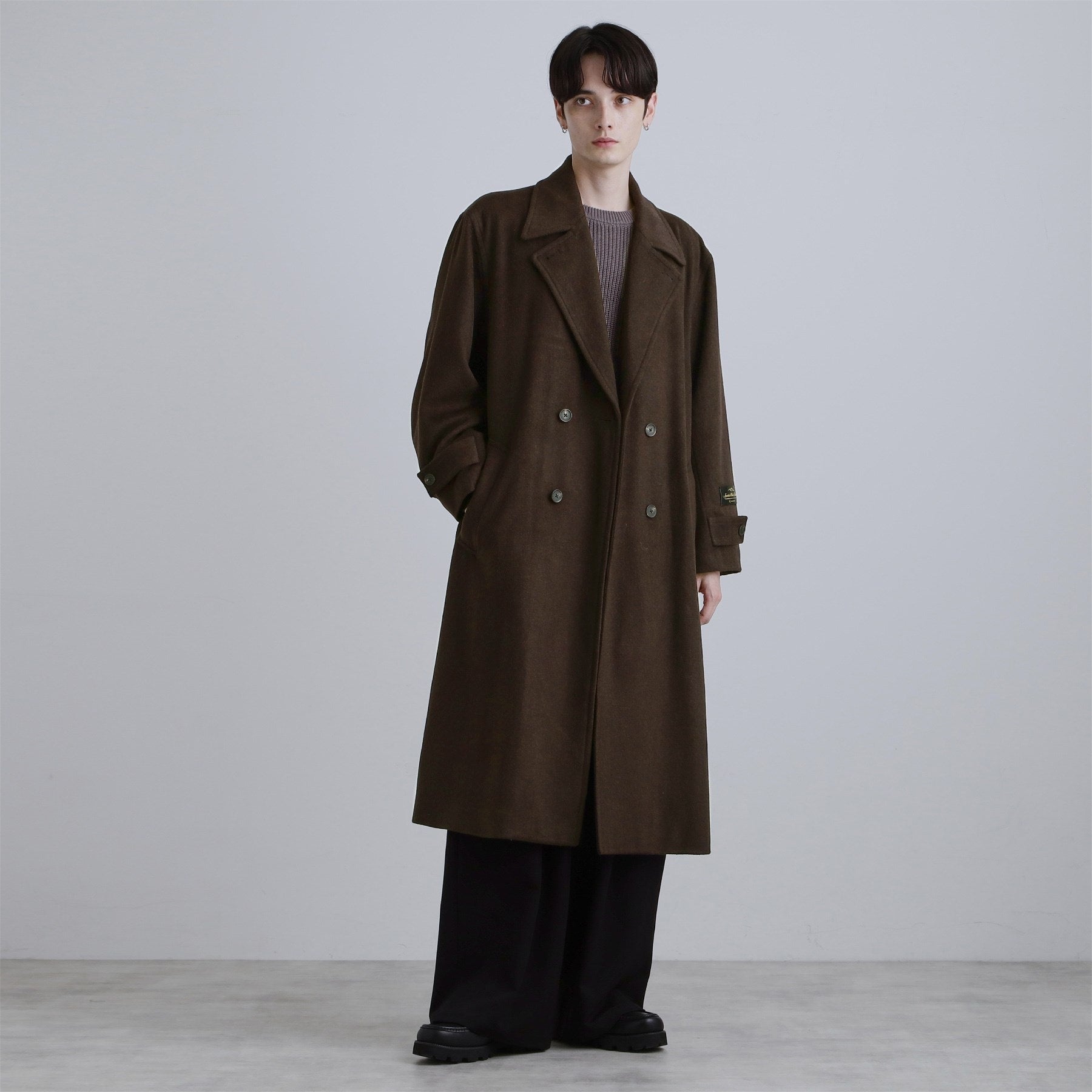 tk.TAKEO KIKUCHI Double Over Chester Coat