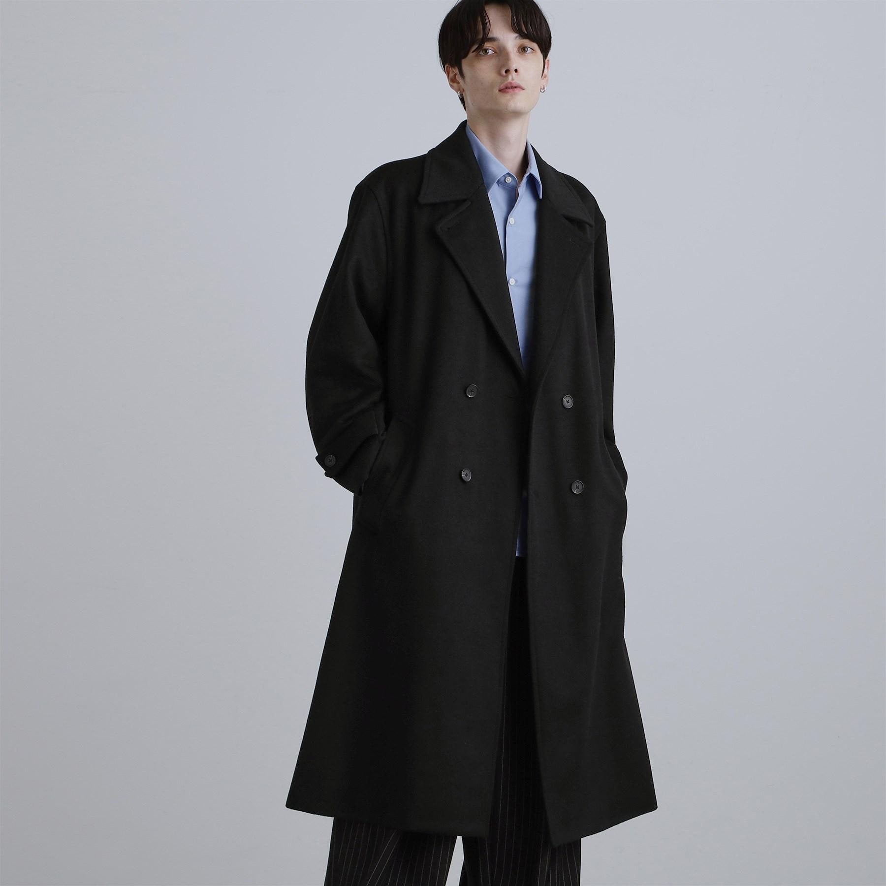 tk.TAKEO KIKUCHI Double Over Chester Coat