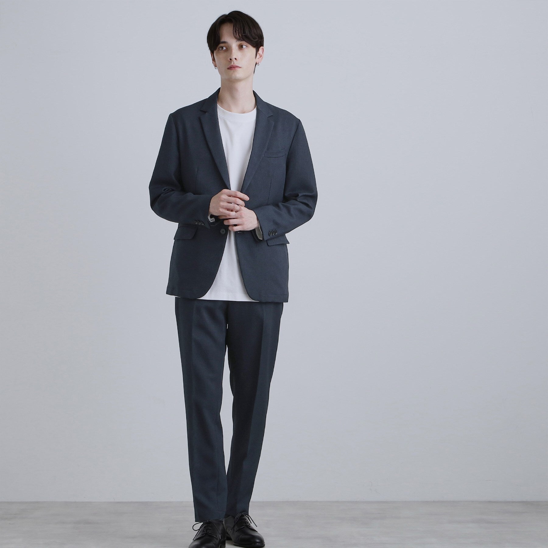 ティーケー タケオ キクチ tk.TAKEO KIKUCHI 【洗える】ピンヘッドストレッチセットアップ （ネイビー(094)） ネイビー(094)