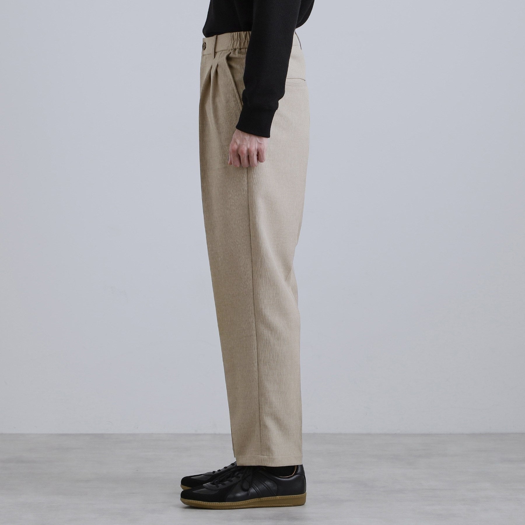 ティーケー タケオ キクチ tk.TAKEO KIKUCHI 【セットアップ対応】テッククレープルーズテーパードパンツ （ブラウン(044)） ブラウン(044)