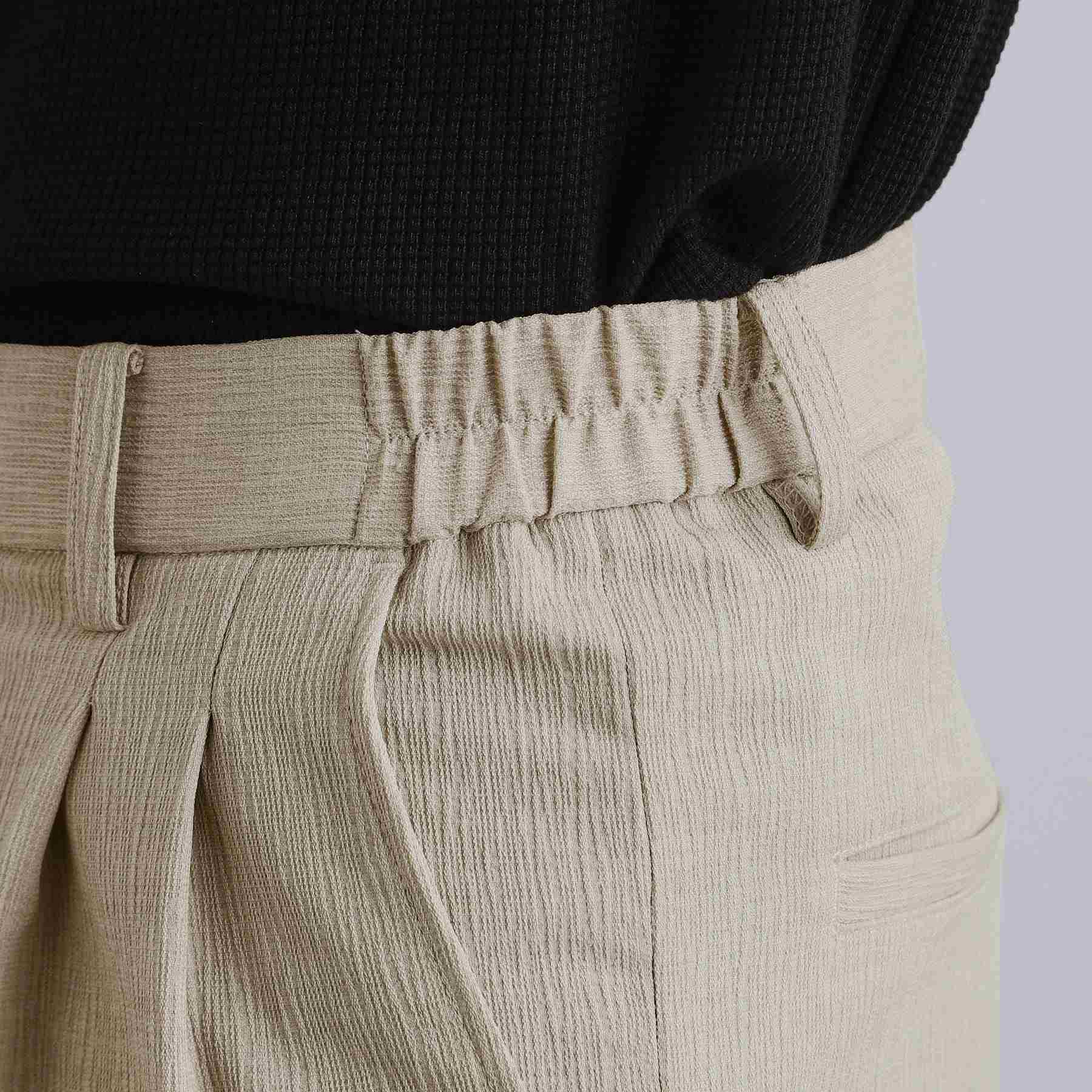 ティーケー タケオ キクチ tk.TAKEO KIKUCHI 【セットアップ対応】テッククレープルーズテーパードパンツ （ブラウン(044)） ブラウン(044)