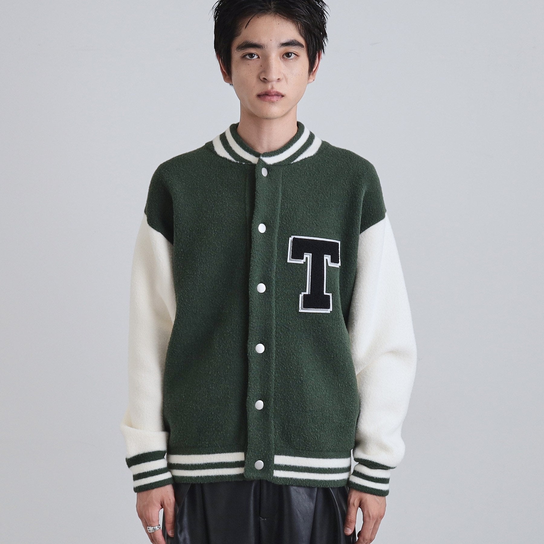 ティーケー タケオ キクチ tk.TAKEO KIKUCHI ニットスタジャン （ブラック(519)） ブラック(519)