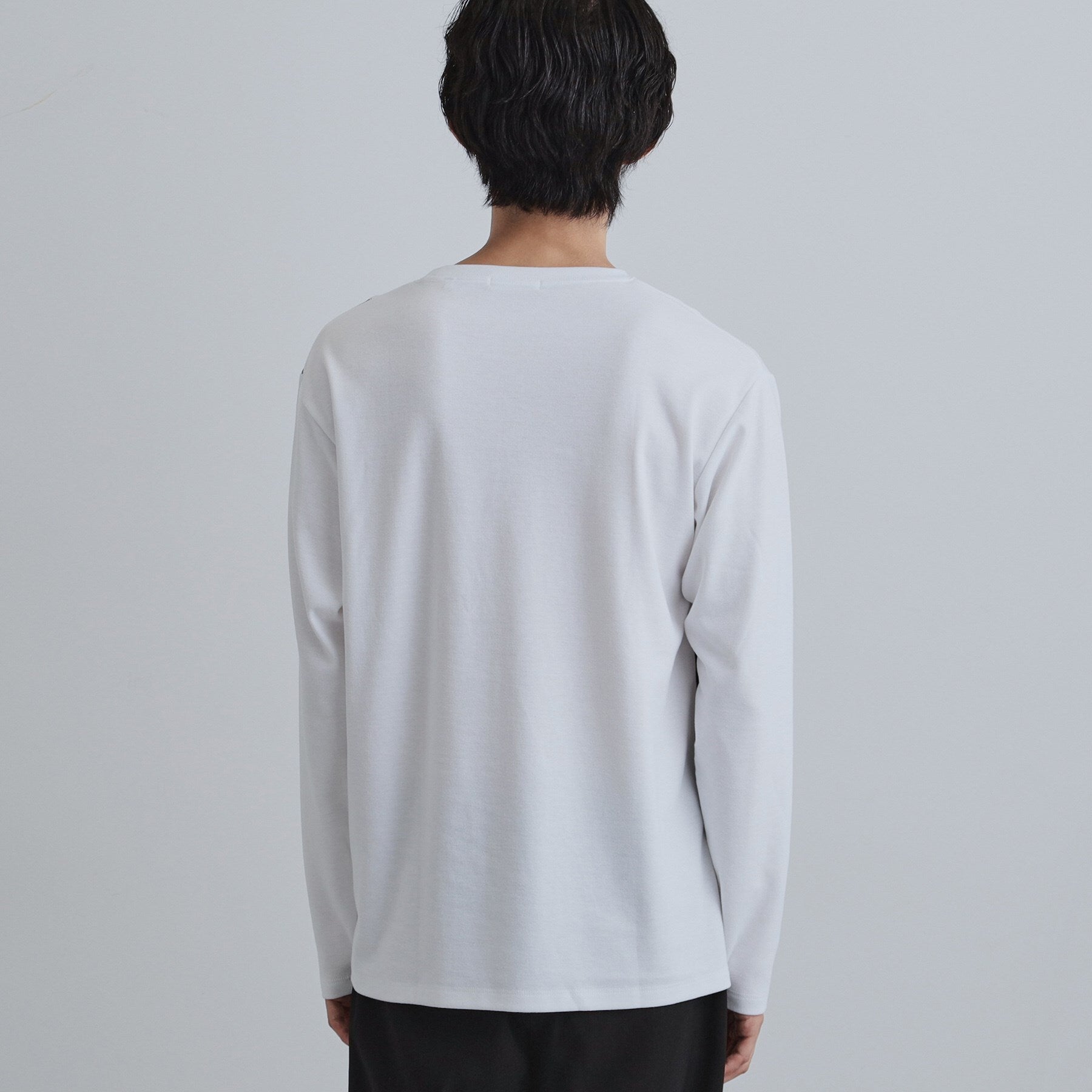 ティーケー タケオ キクチ tk.TAKEO KIKUCHI ブロックシャドー切替カットソー （ブラック(019)） ブラック(019)