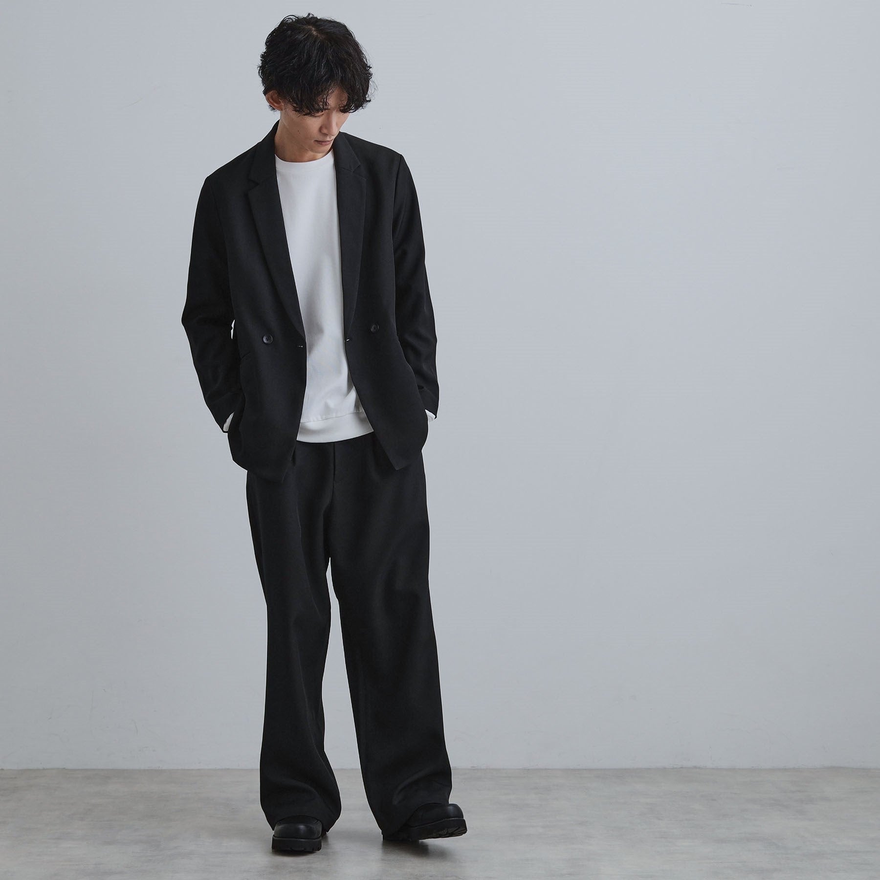 ティーケー タケオ キクチ tk.TAKEO KIKUCHI 【上下セット】オーバーシルエットセットアップ （ブラック(019)） ブラック(019)