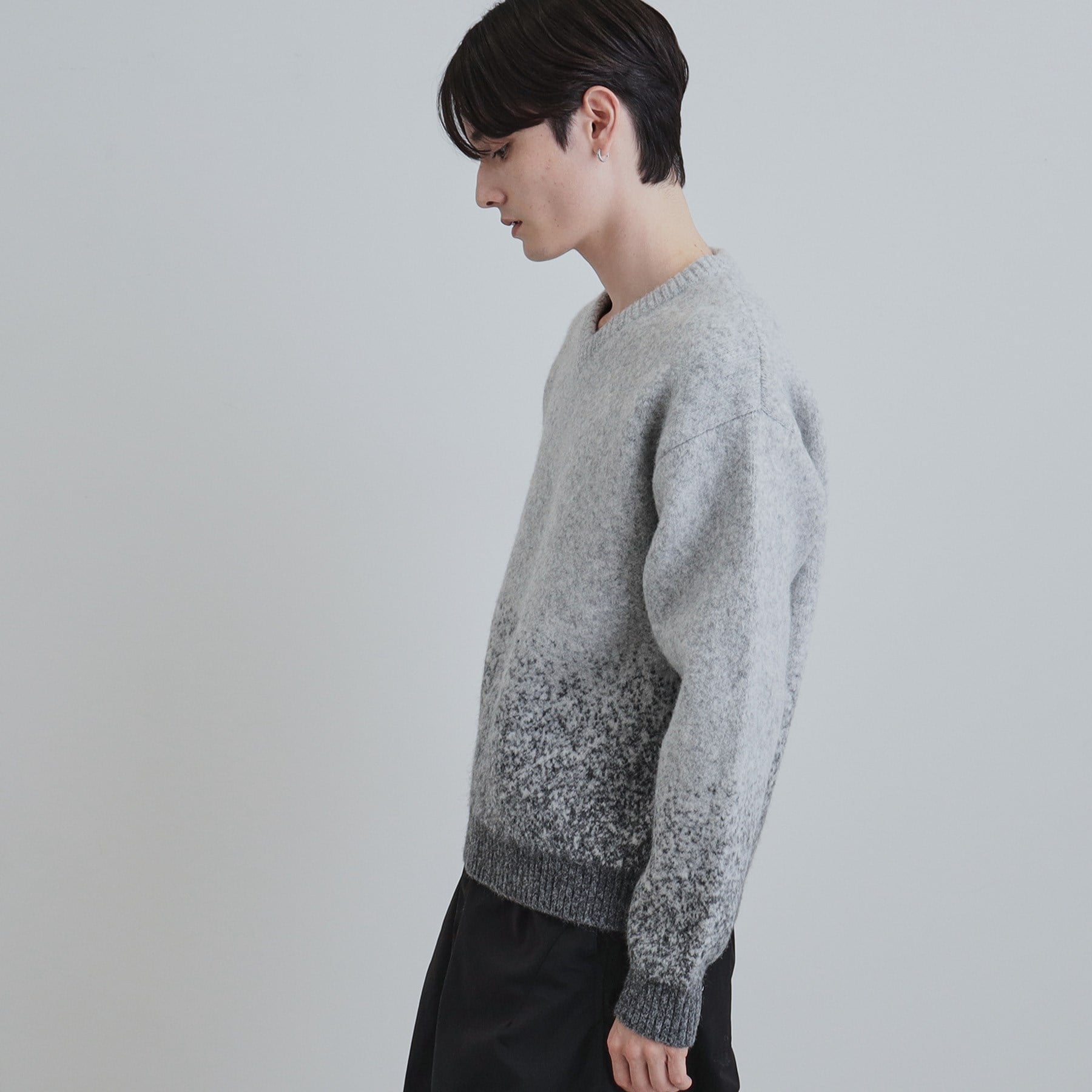 ティーケー タケオ キクチ tk.TAKEO KIKUCHI ミスティーシャギーVネックニット （ピンク(071)） ピンク(071)