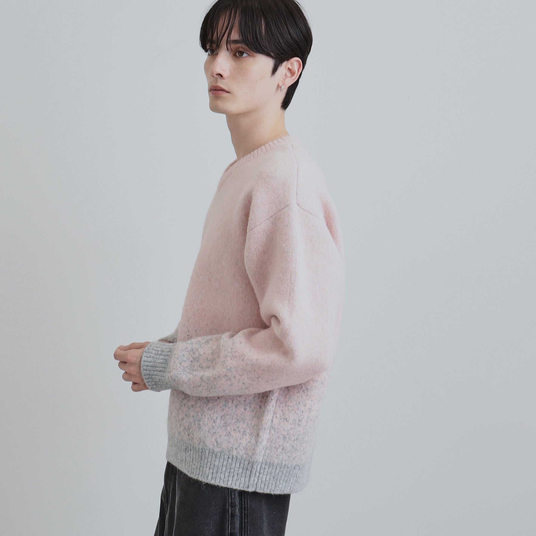 ティーケー タケオ キクチ tk.TAKEO KIKUCHI ミスティーシャギーVネックニット （ピンク(071)） ピンク(071)