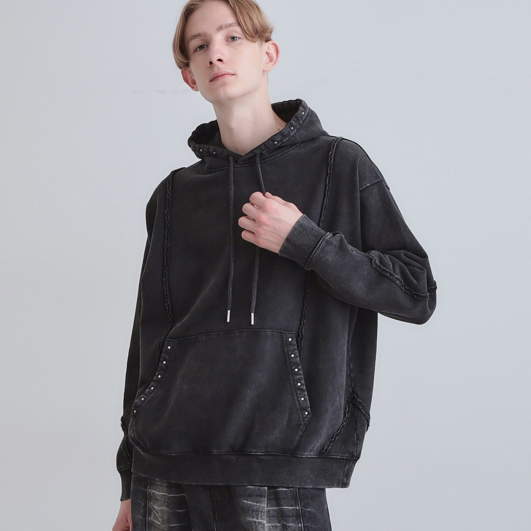 ティーケー タケオ キクチ tk.TAKEO KIKUCHI ヘヴィウェイトヴィンテージプルパーカ （ブラック(019)） ブラック(019)