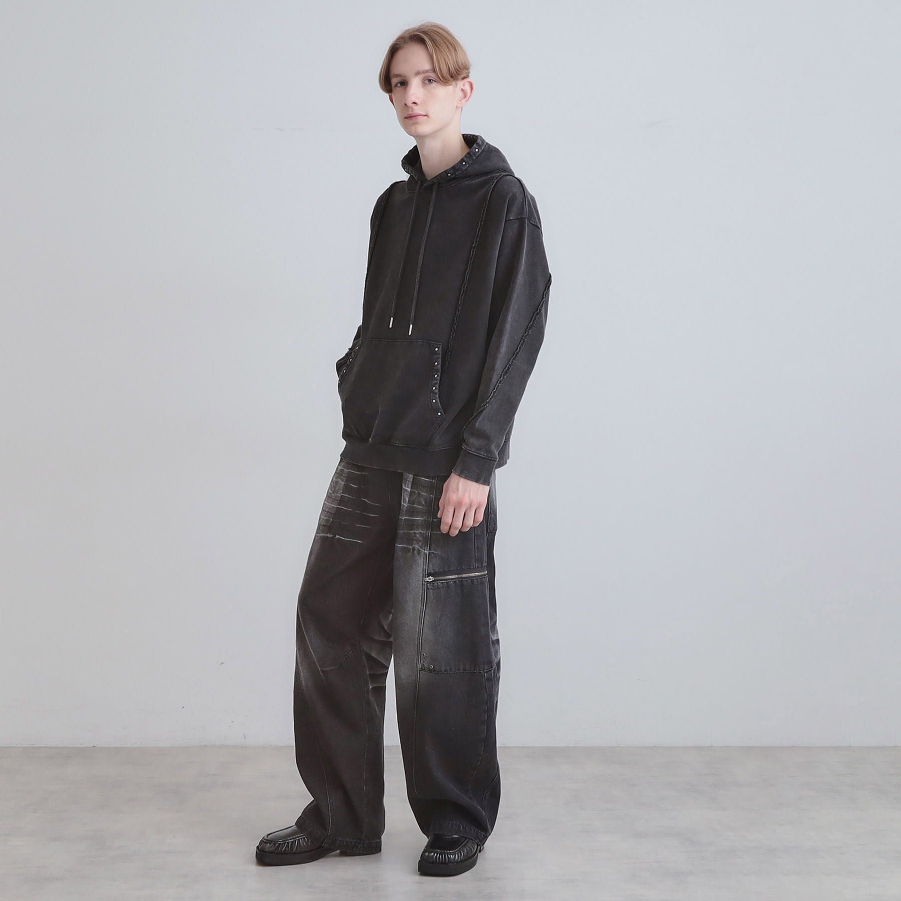 ティーケー タケオ キクチ tk.TAKEO KIKUCHI ヘヴィウェイトヴィンテージプルパーカ （ブラック(019)） ブラック(019)