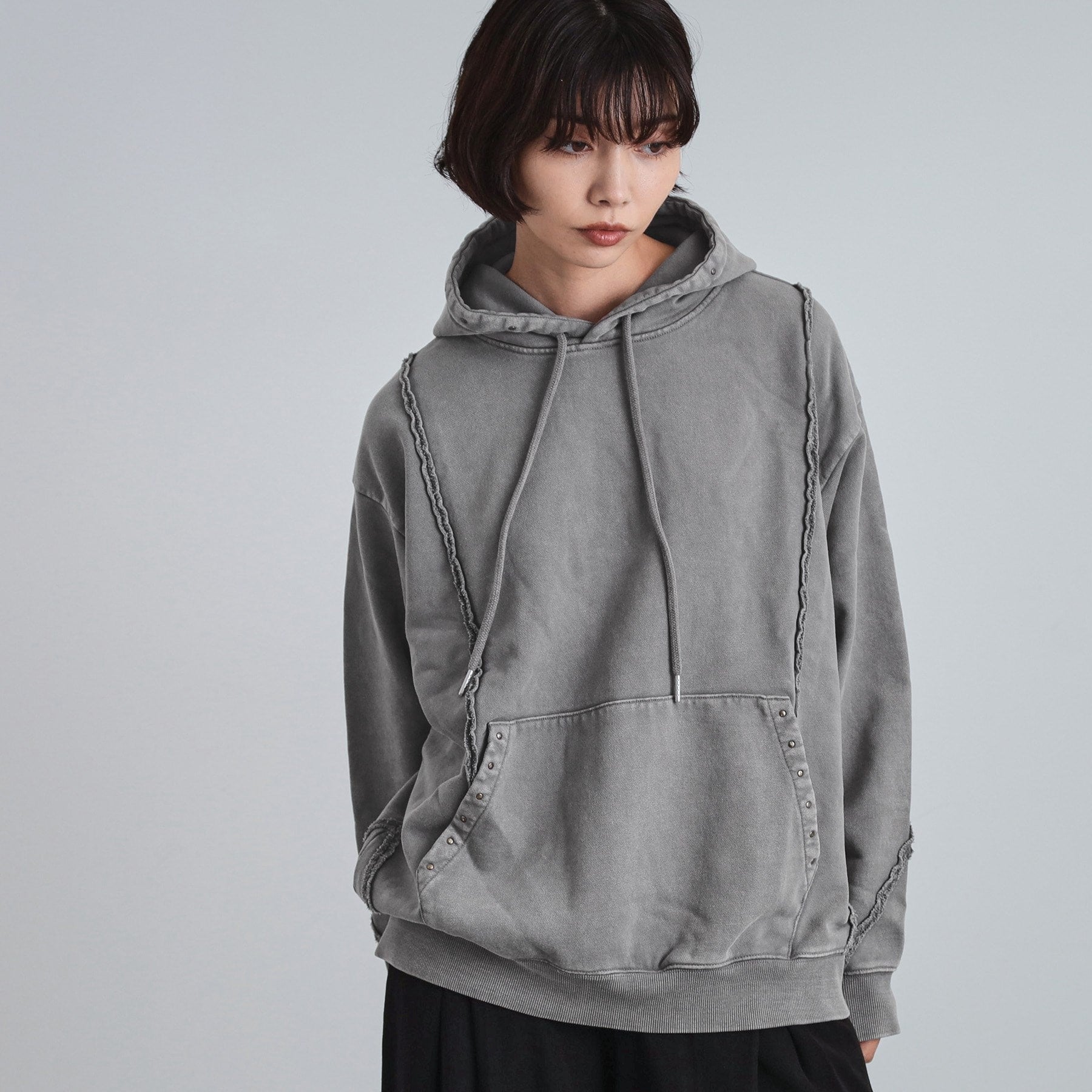 ティーケー タケオ キクチ tk.TAKEO KIKUCHI ヘヴィウェイトヴィンテージプルパーカ （ブラック(019)） ブラック(019)