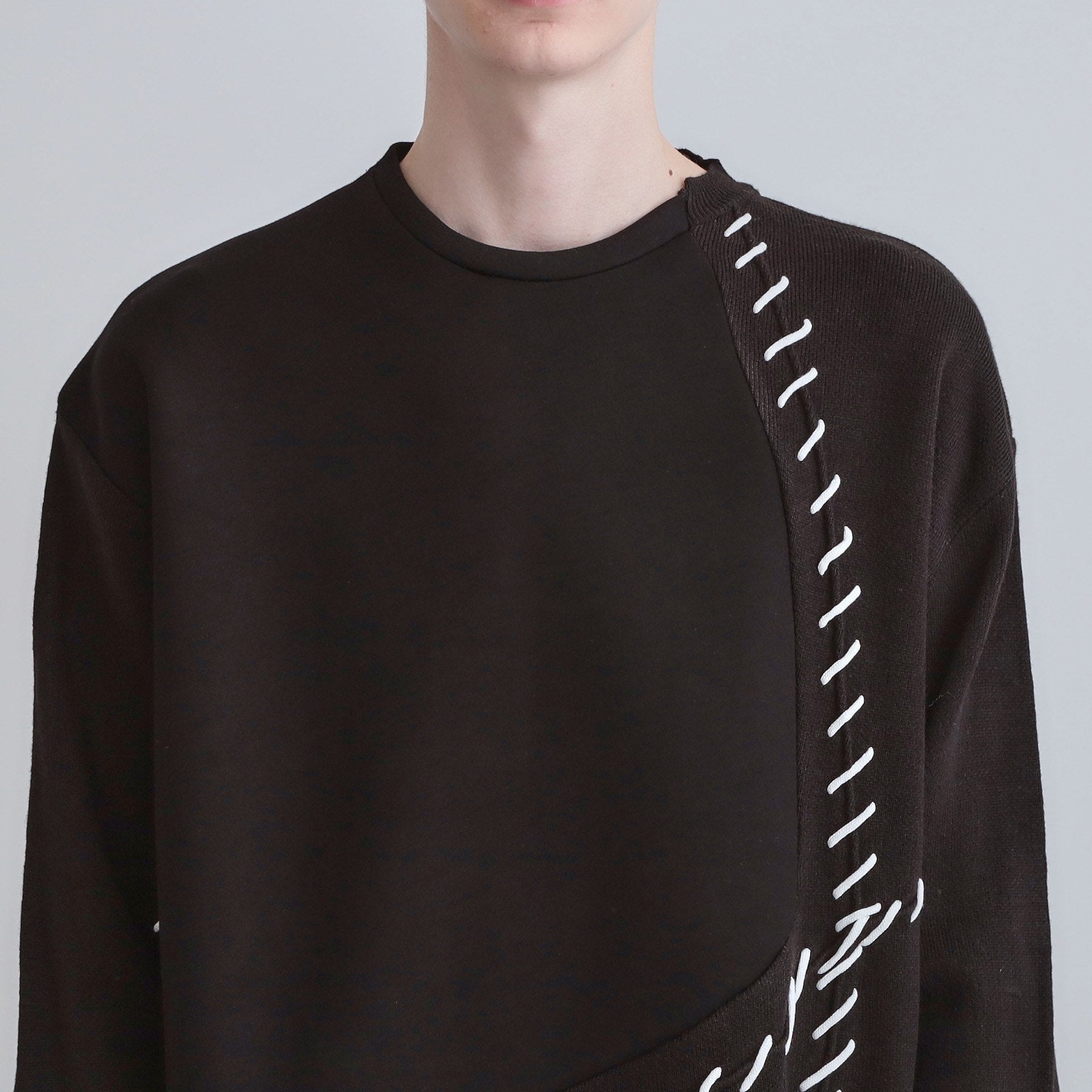 ティーケー タケオ キクチ tk.TAKEO KIKUCHI コードステッチダンボールカットソー （ブラック(019)） ブラック(019)